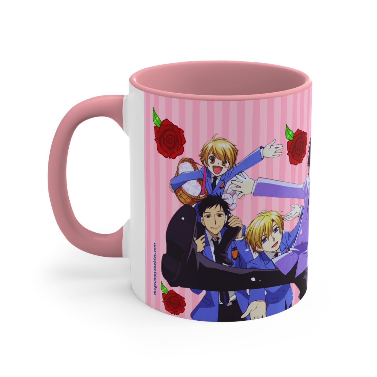Ouran High School Host Club - Kiss Kiss Fall in Love Accent Coffee Mug, 11oz