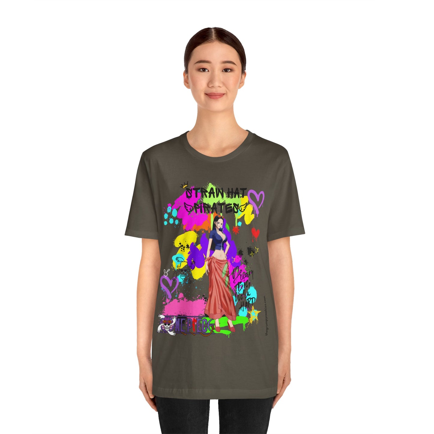 One Piece - Graffiti Robin Unisex Jersey Short Sleeve Tee