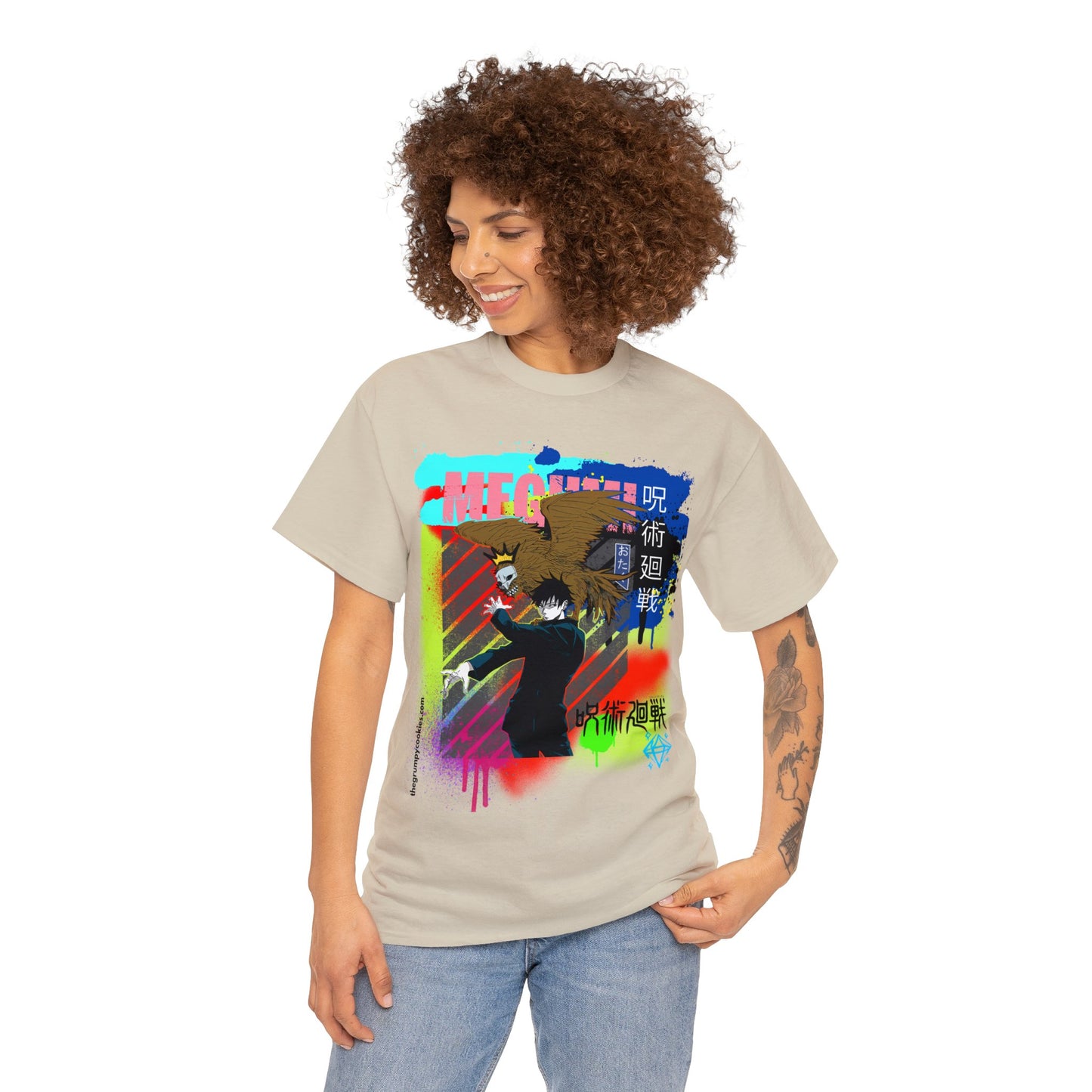 Jujutsu Kaisen - Megumi & Nue Unisex Heavy Cotton Tee