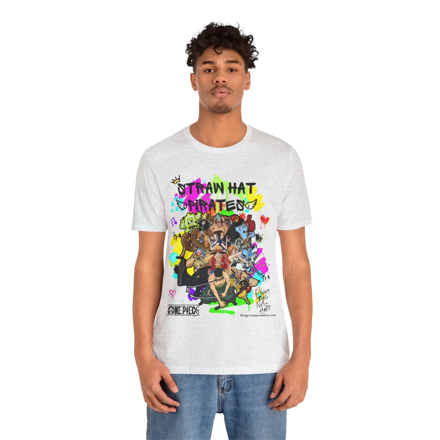 One Piece - Graffiti Straw Hats Unisex Jersey Short Sleeve Tee