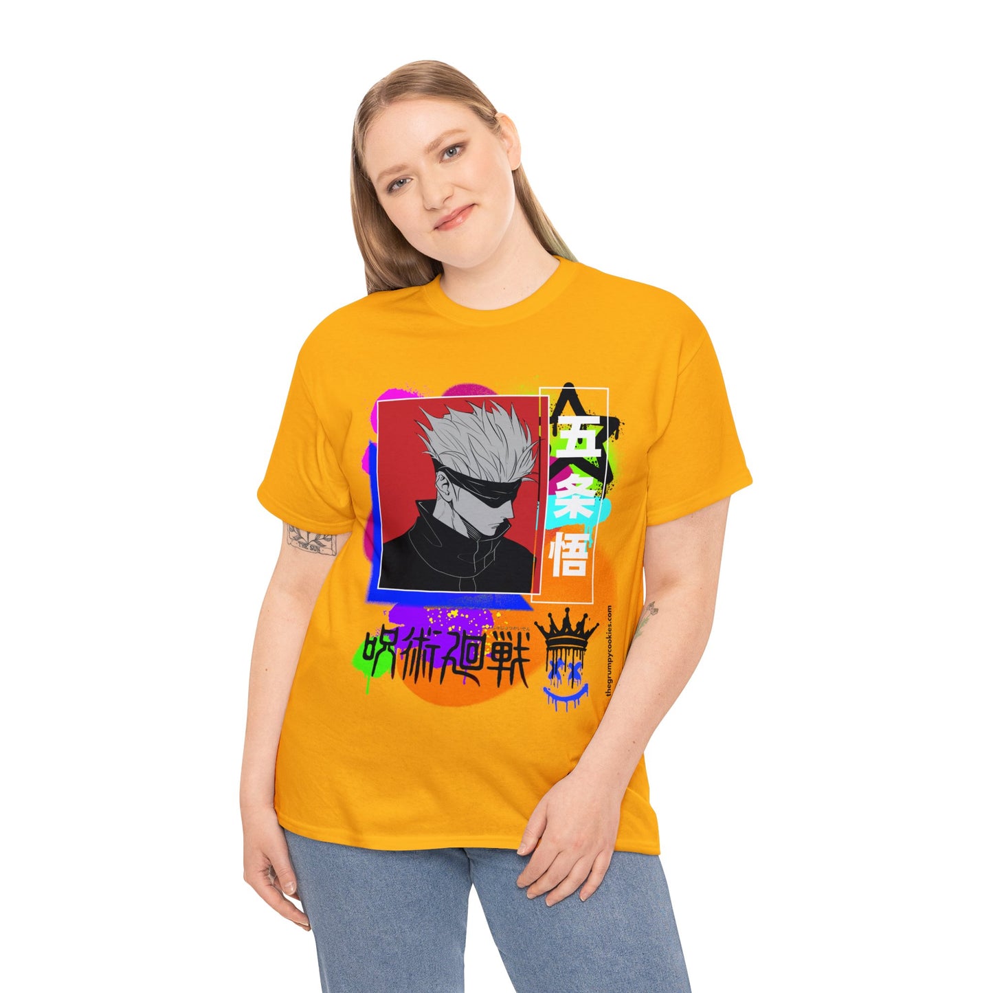 Jujutsu Kaisen - Emo Gojo Unisex Heavy Cotton Tee