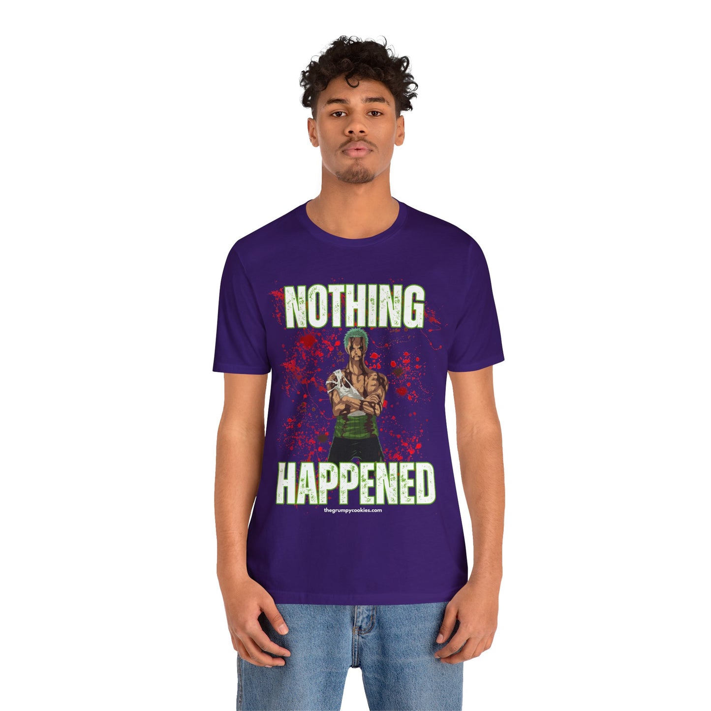 One Piece - Nothing Happened Unisex Jersey Short Sleeve Tee