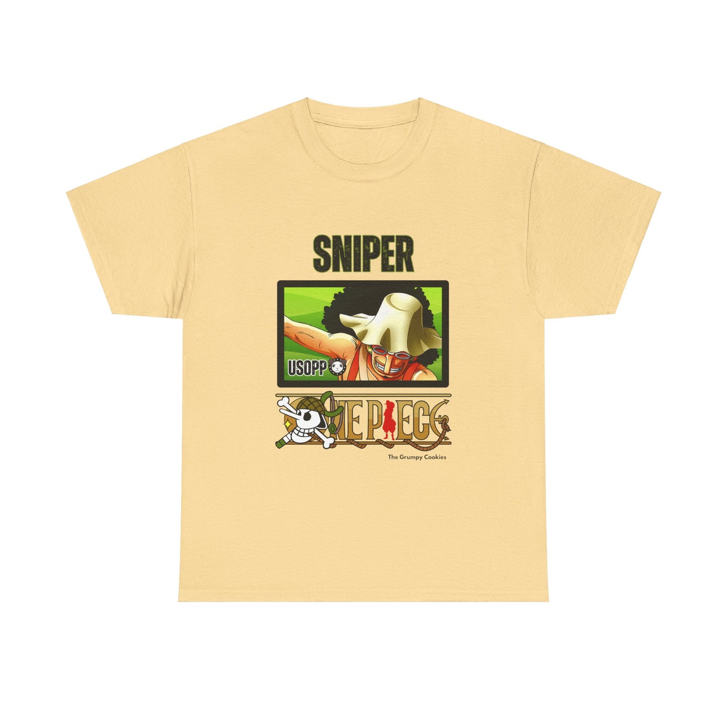 One Piece - Sniper Usopp Unisex Heavy Cotton Tee
