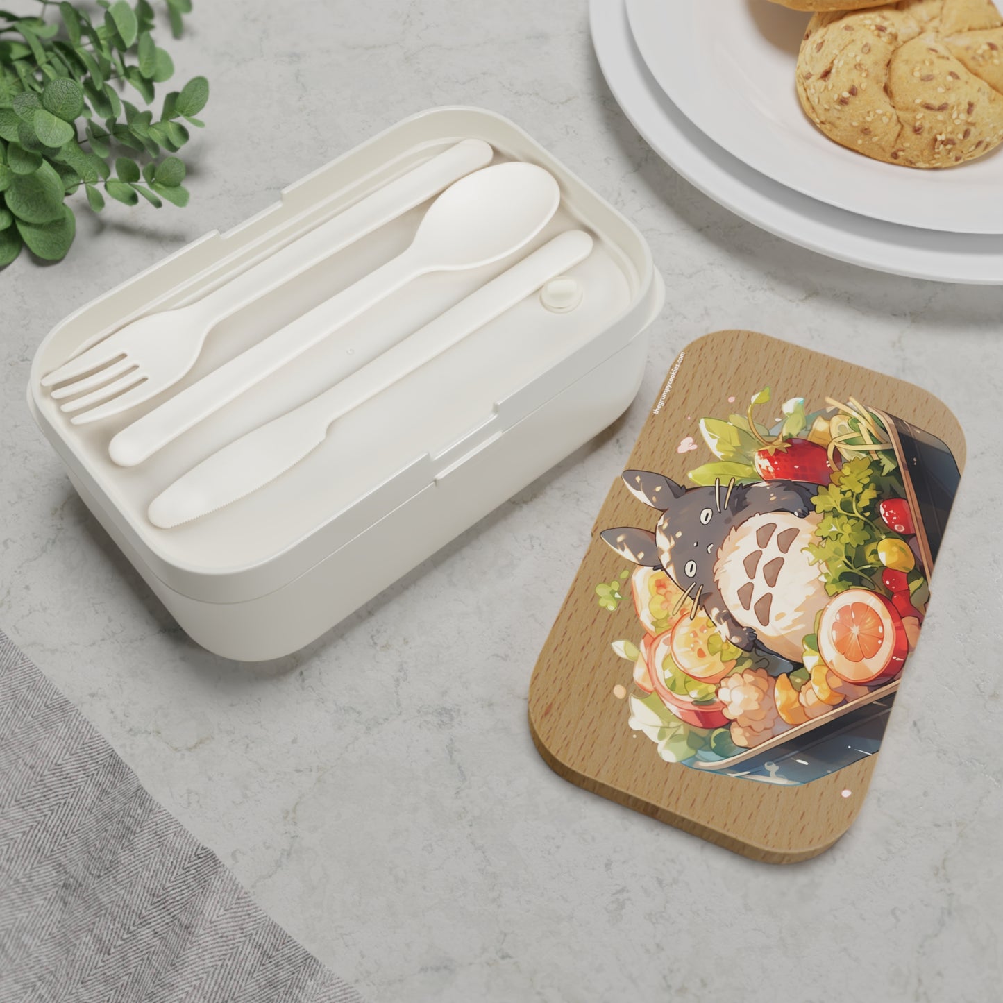 Studio Ghibli - My Neighbor Totoro - Totoro Salad Bento Lunch Box