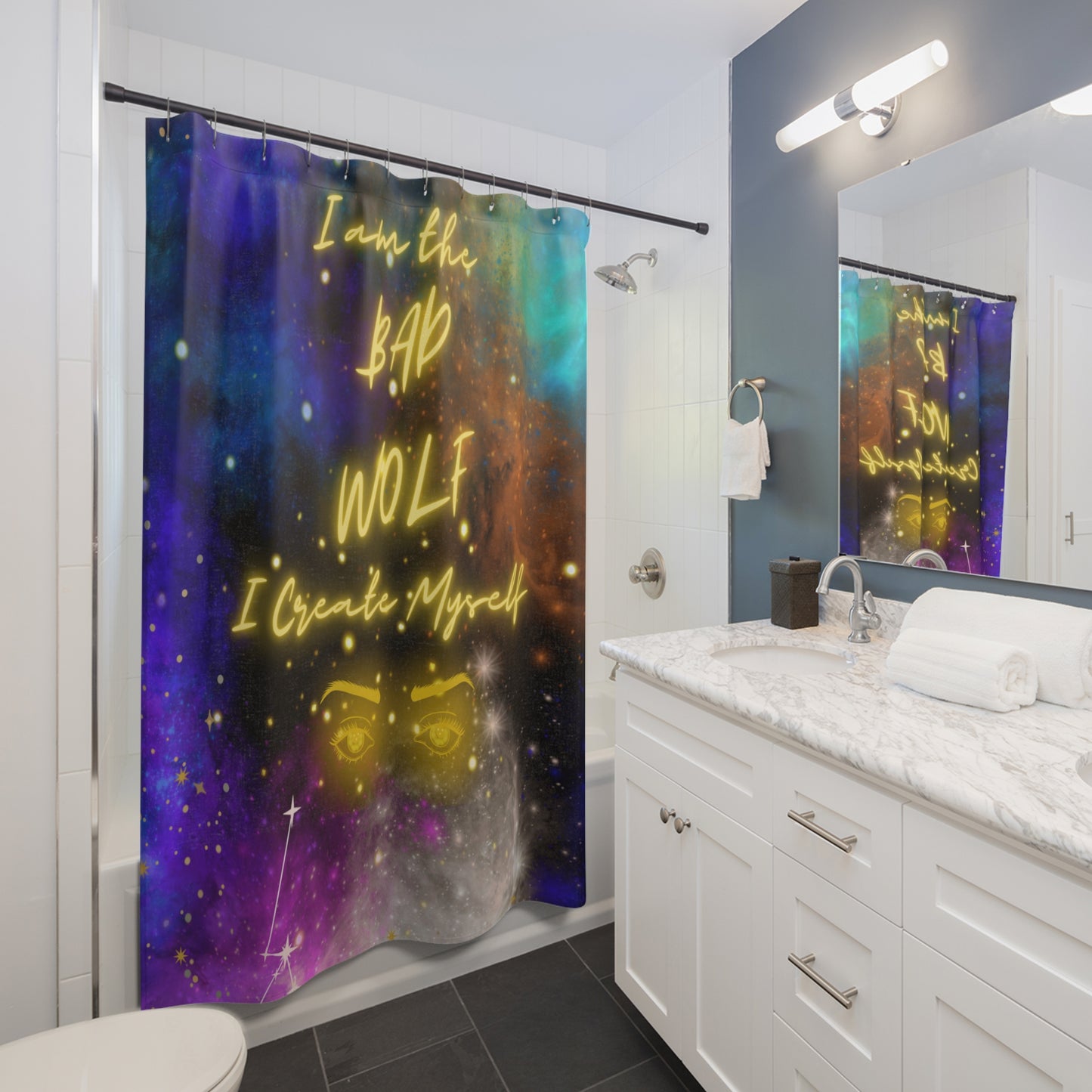Dr Who - Bad Wolf Shower Curtain