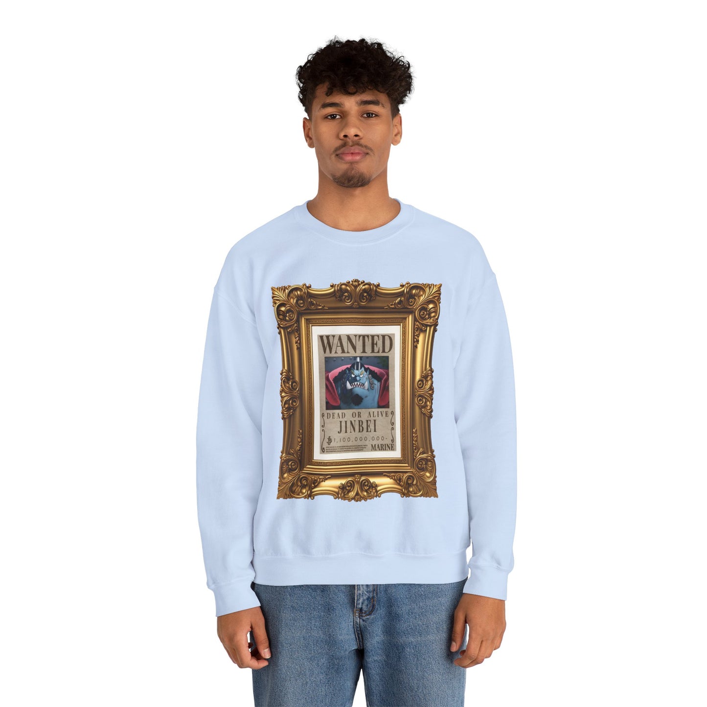 One Piece - Fine Art Jimbei Unisex Heavy Blend™ Crewneck Sweatshirt