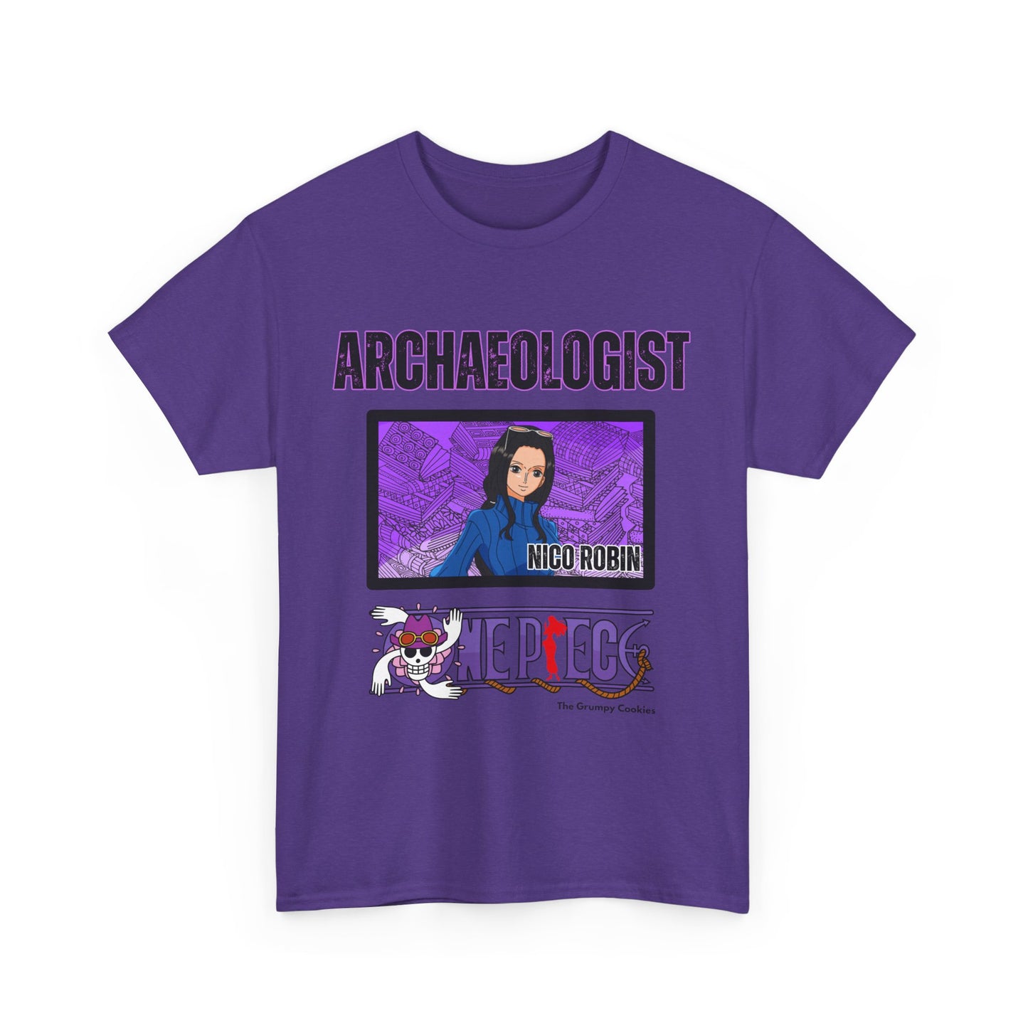 One Piece - Archaeologist Robin Unisex Heavy Cotton Tee