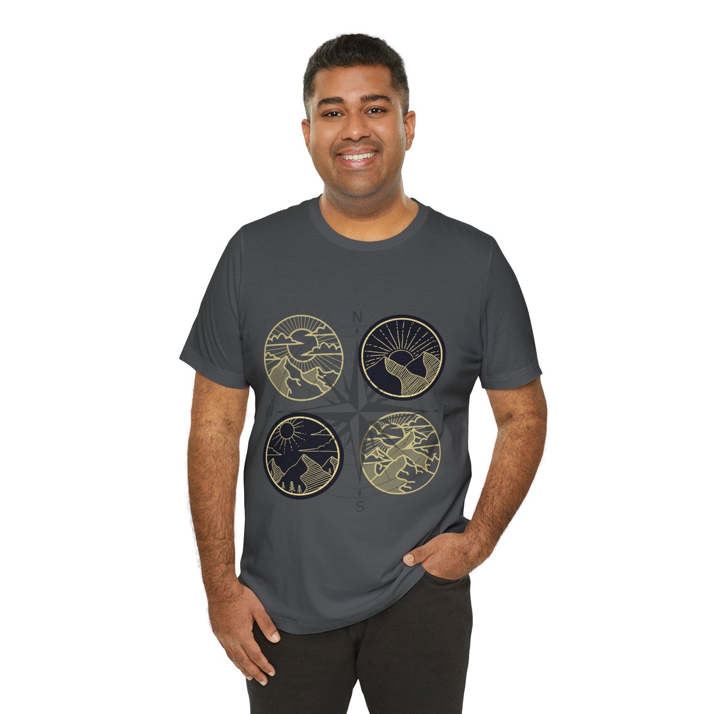 The Grumpy Cookies - Compass Short Sleeve Tee