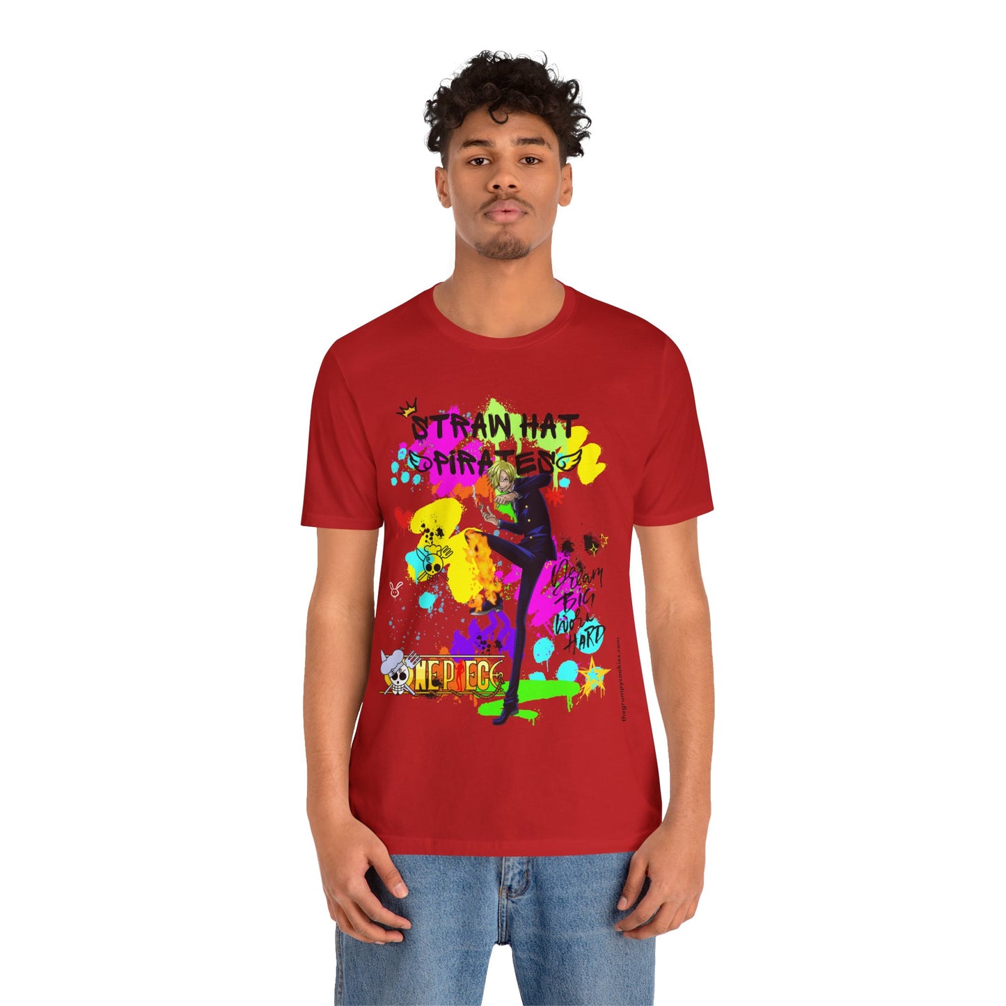 One Piece - Graffiti Sanji Unisex Jersey Short Sleeve Tee
