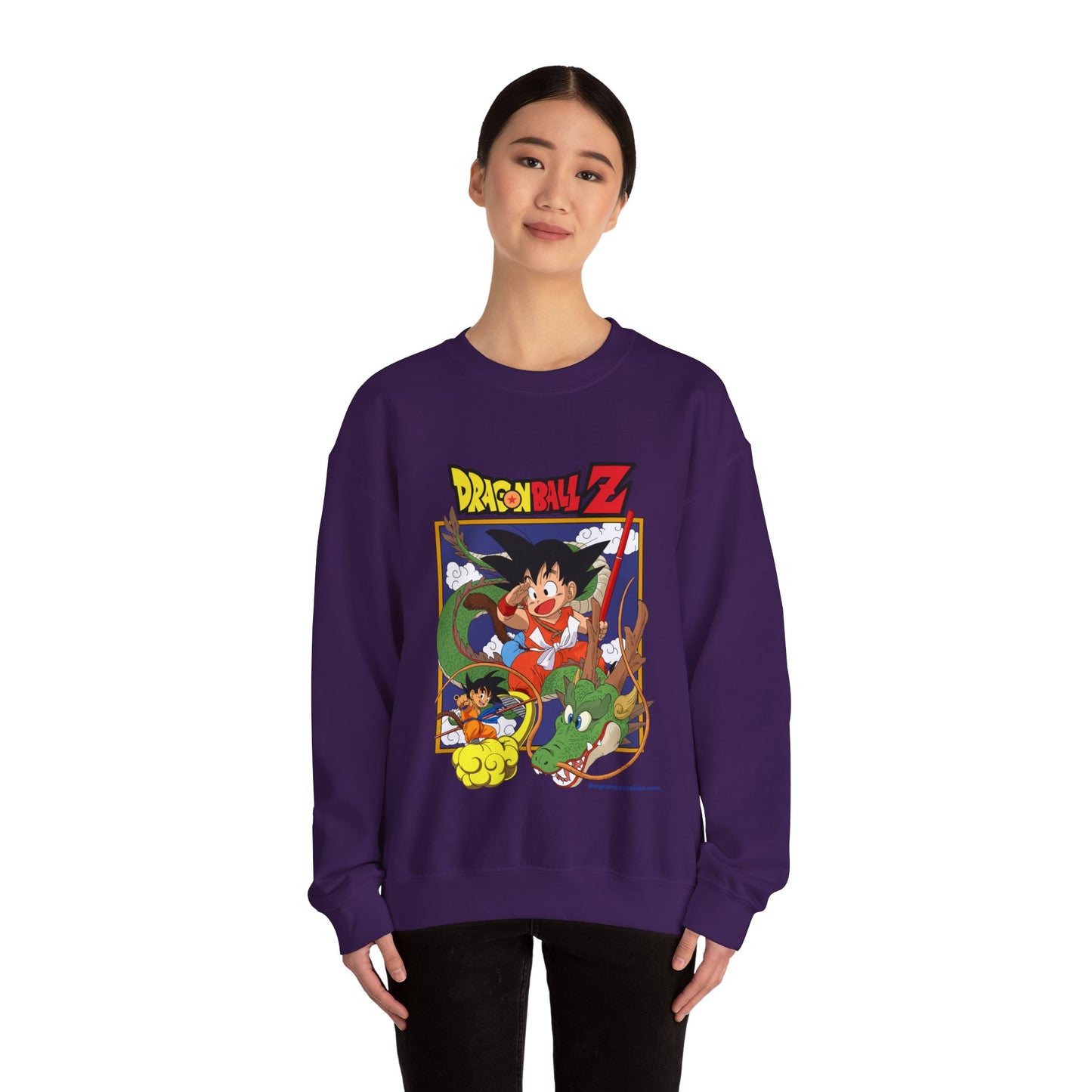 Dragon Ball - Old School DBZ Unisex Heavy Blend™ Crewneck Sweatshirt