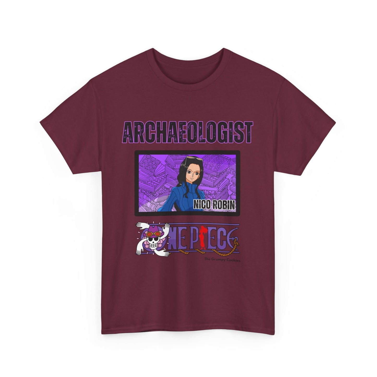 One Piece - Archaeologist Robin Unisex Heavy Cotton Tee