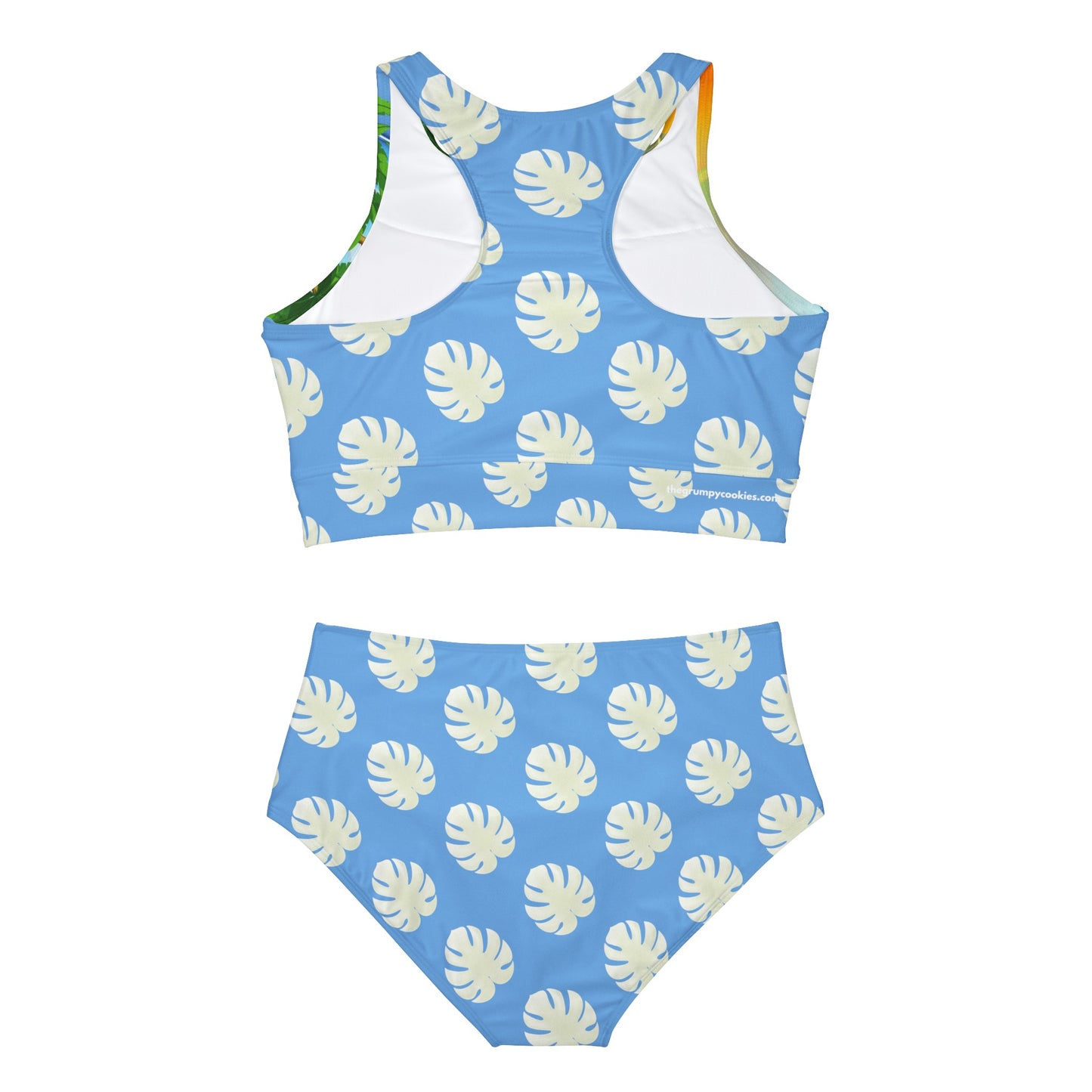 Pokemon - Light Blue Chillax to the Max Sporty Bikini Set