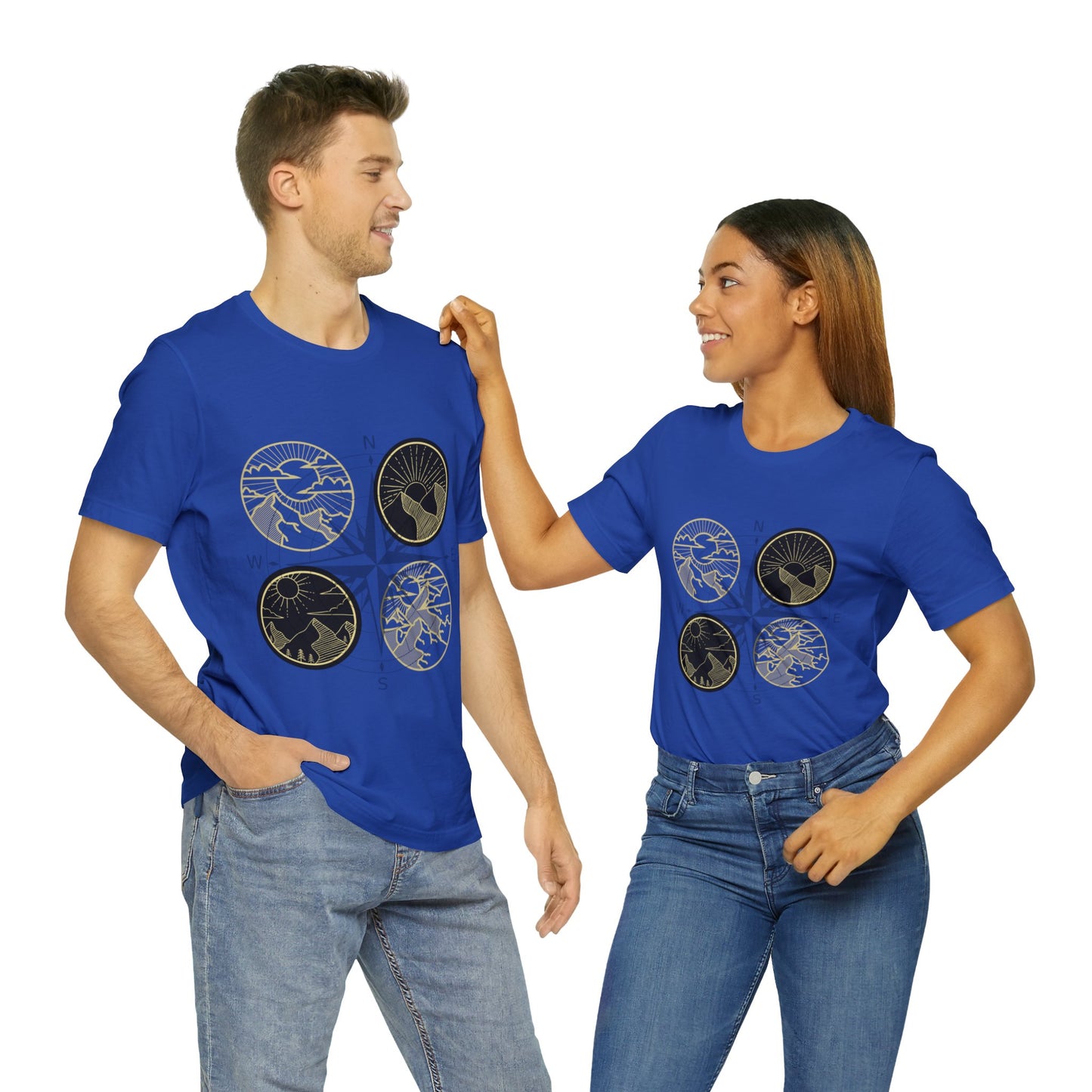 The Grumpy Cookies - Compass Short Sleeve Tee