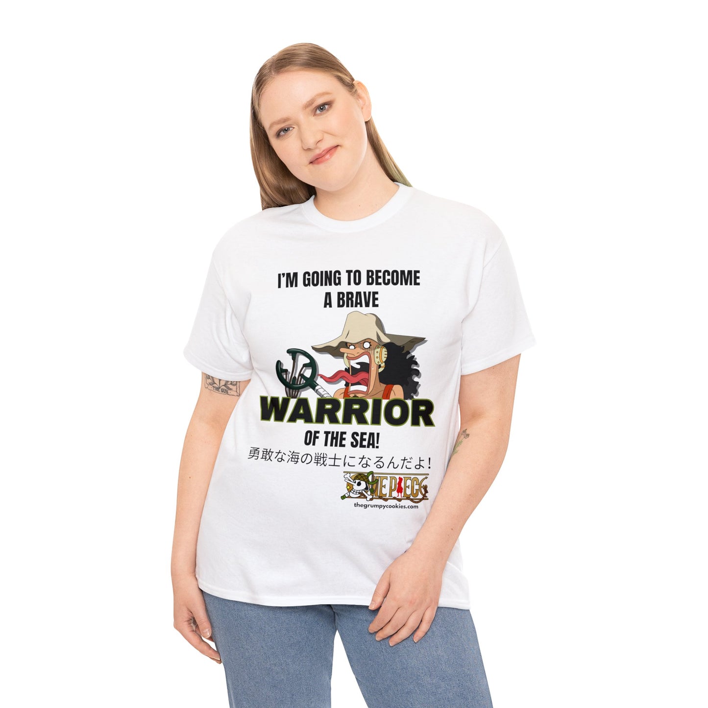 One Piece - Brave-ish Warrior of the Sea Unisex Heavy Cotton Tee