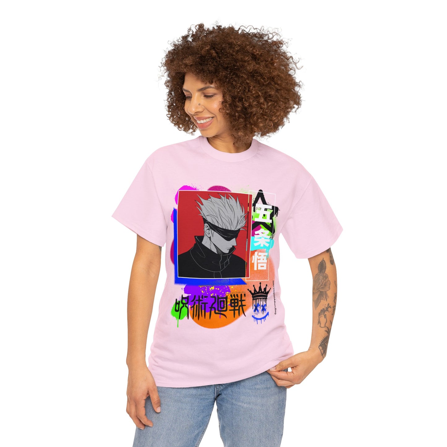 Jujutsu Kaisen - Emo Gojo Unisex Heavy Cotton Tee