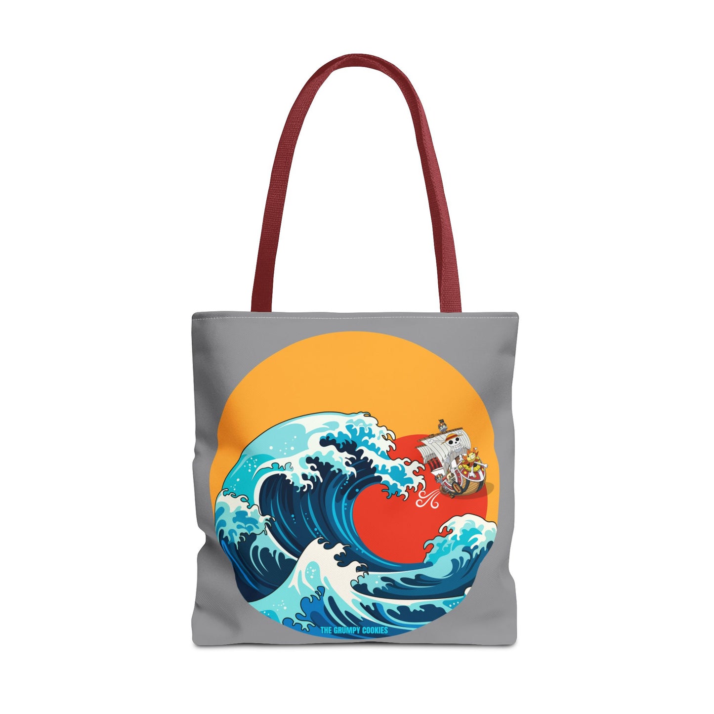 One Piece - Riding the Wave Grey Tote Bag