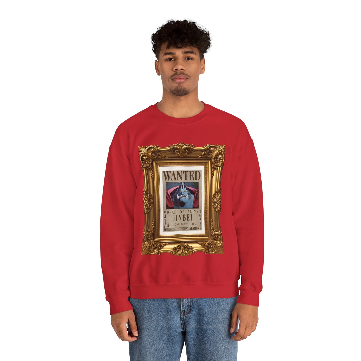 One Piece - Fine Art Jimbei Unisex Heavy Blend™ Crewneck Sweatshirt