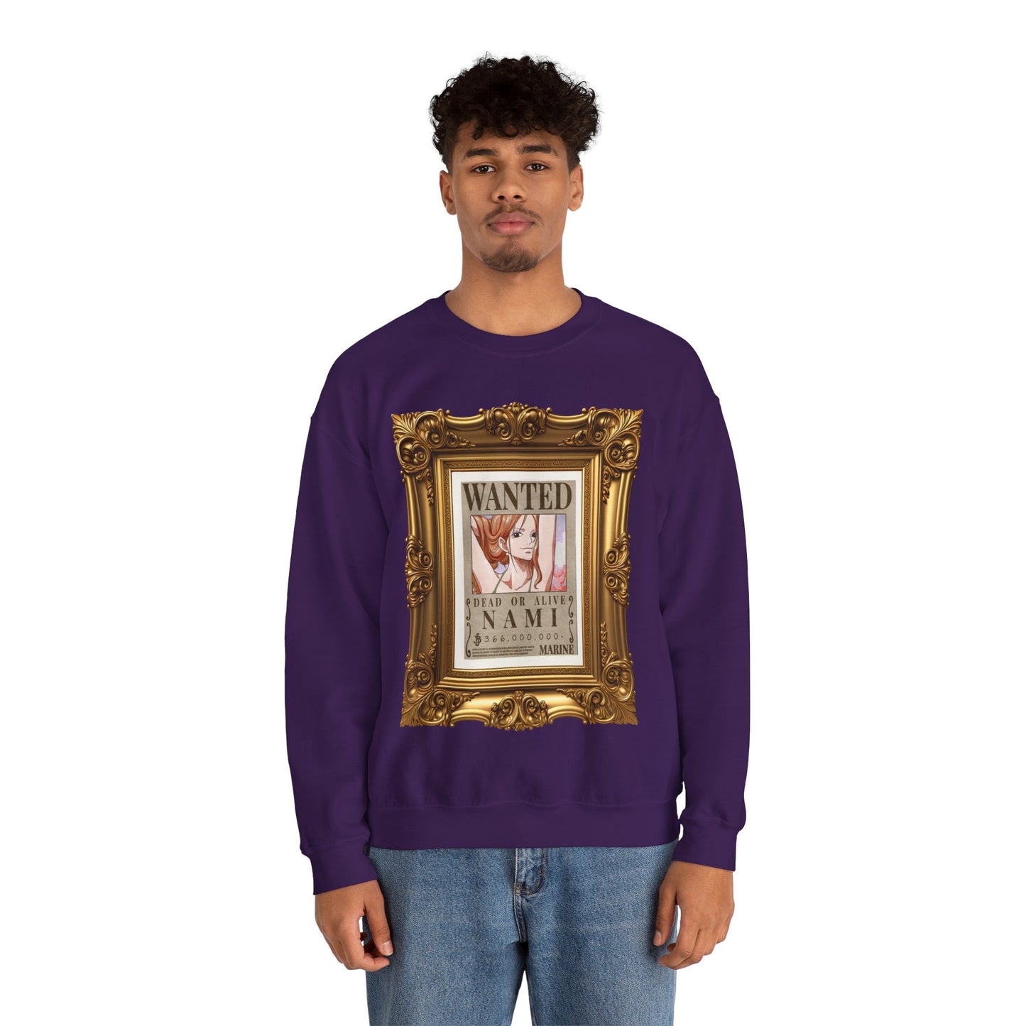 One Piece - Fine Art Nami Unisex Heavy Blend™ Crewneck Sweatshirt