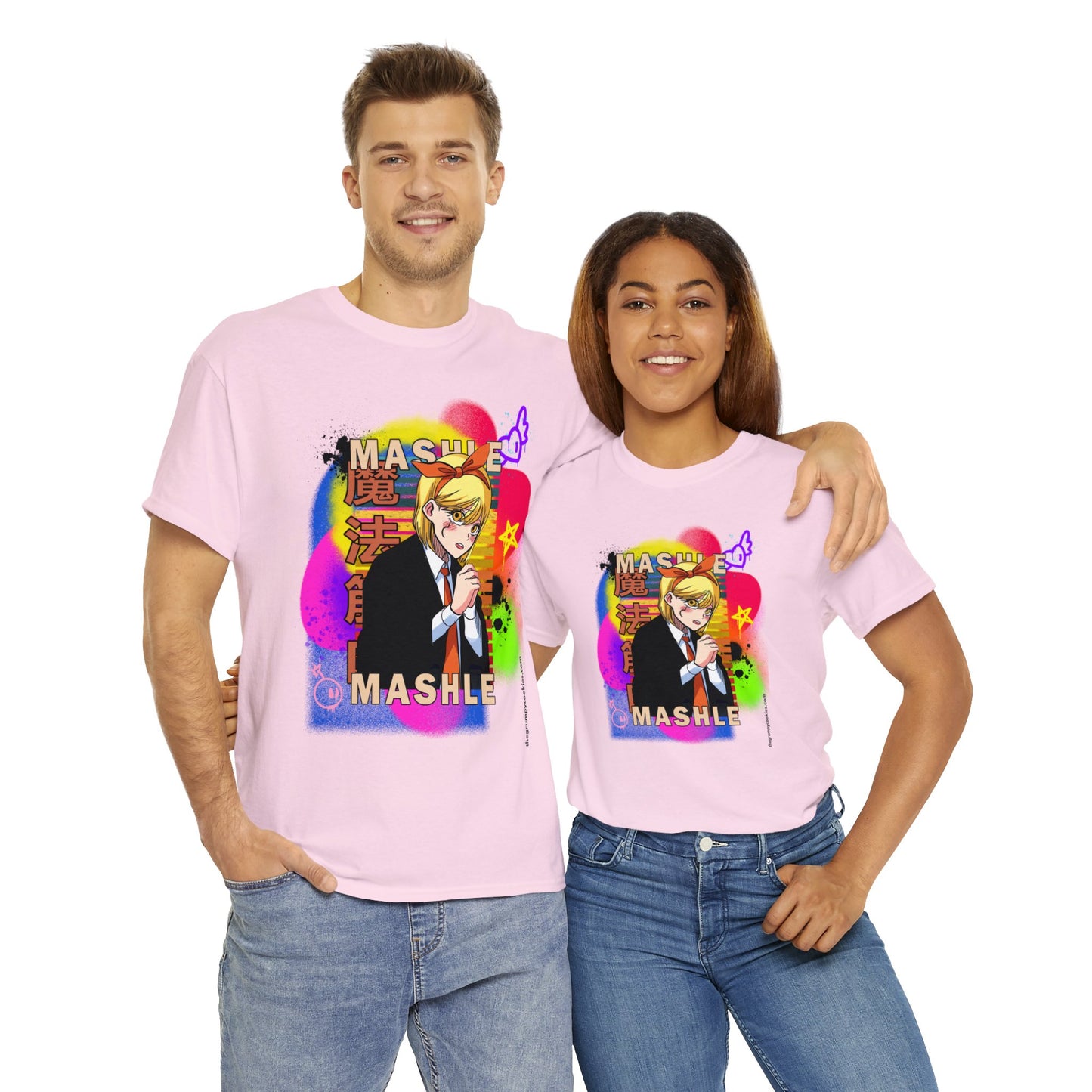 Mashle - Lemon Irvine Graffiti Unisex Heavy Cotton Tee