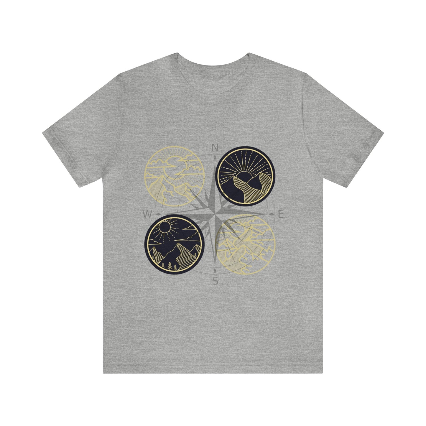 The Grumpy Cookies - Compass Short Sleeve Tee
