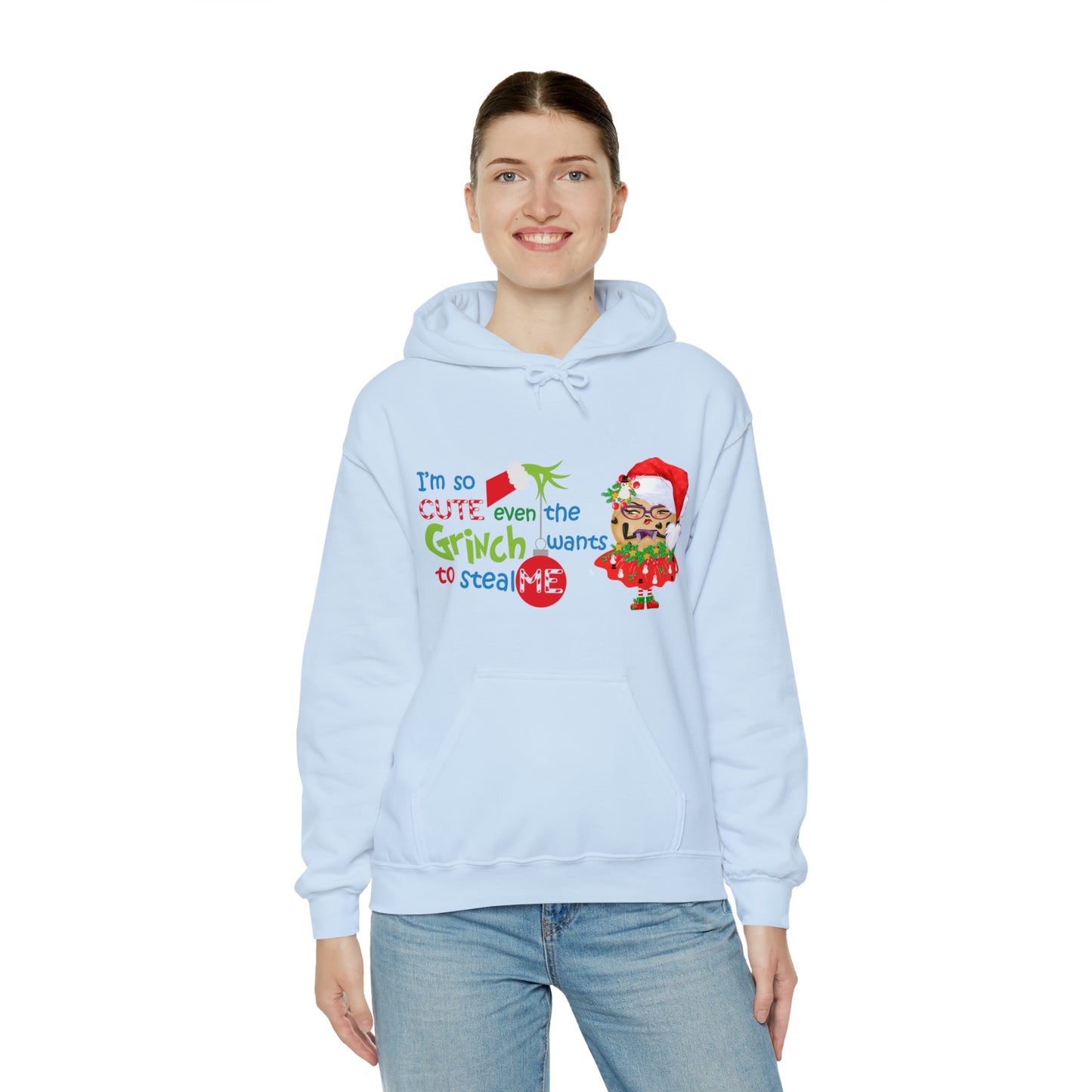 The Grumpy Cookies - Even the Grinch Loves TGC Unisex Heavy Blend™ Hooded Sweatshirt