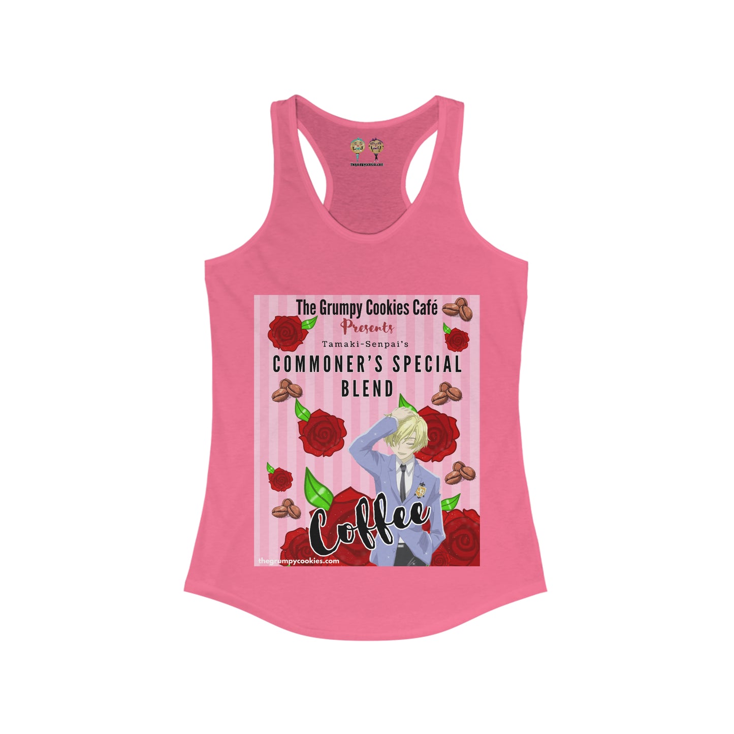 Ouran High School Host Club - Tamaki-Senpai's Commoner's Special Coffee Women's Ideal Racerback Tank