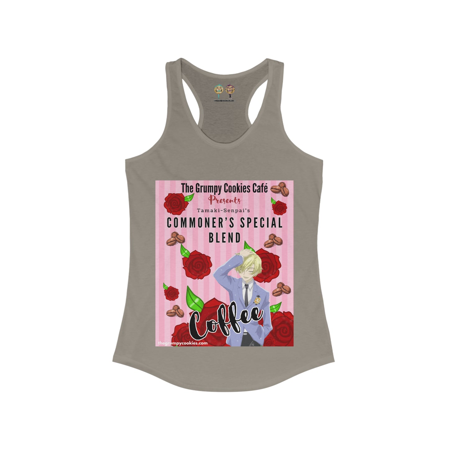 Ouran High School Host Club - Tamaki-Senpai's Commoner's Special Coffee Women's Ideal Racerback Tank