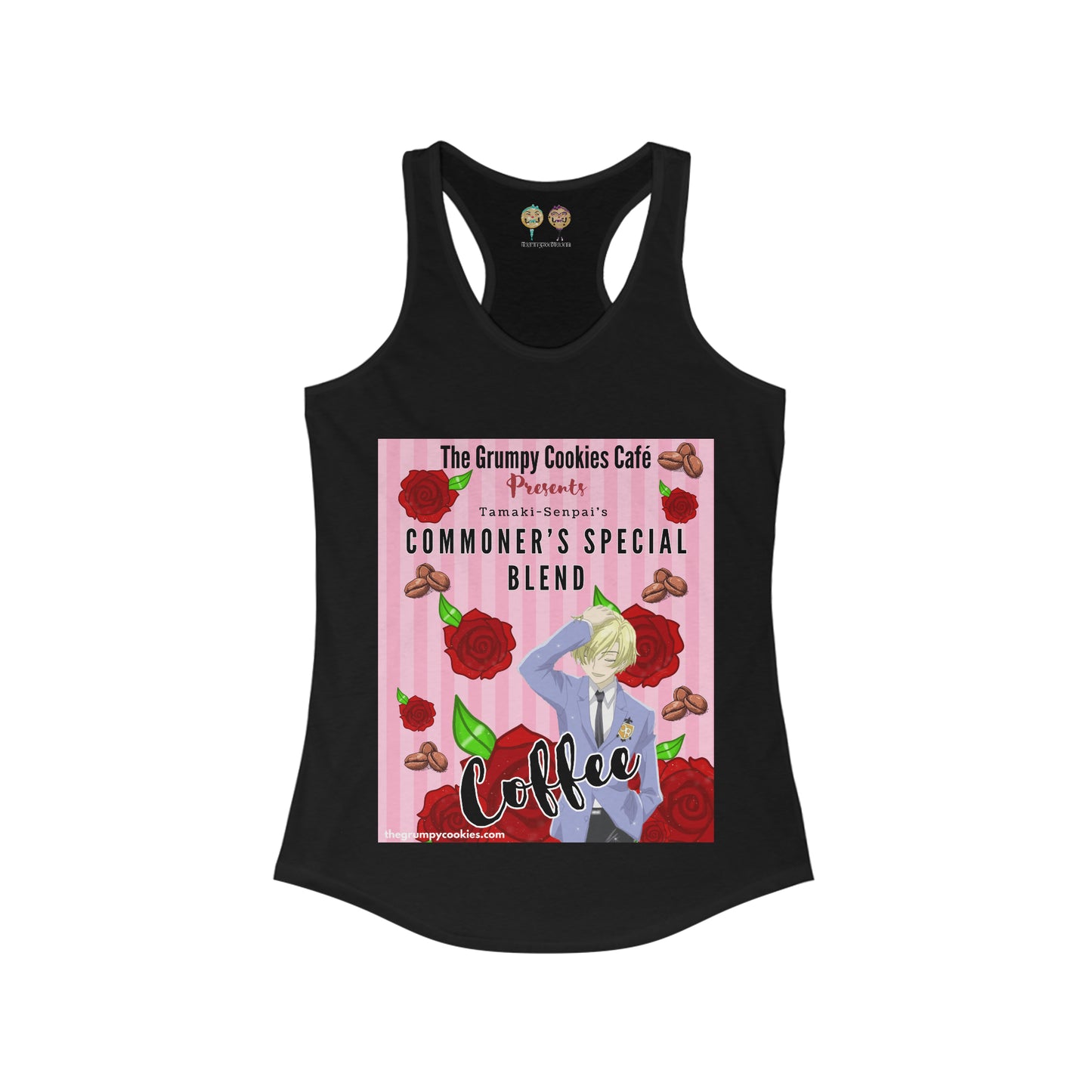 Ouran High School Host Club - Tamaki-Senpai's Commoner's Special Coffee Women's Ideal Racerback Tank