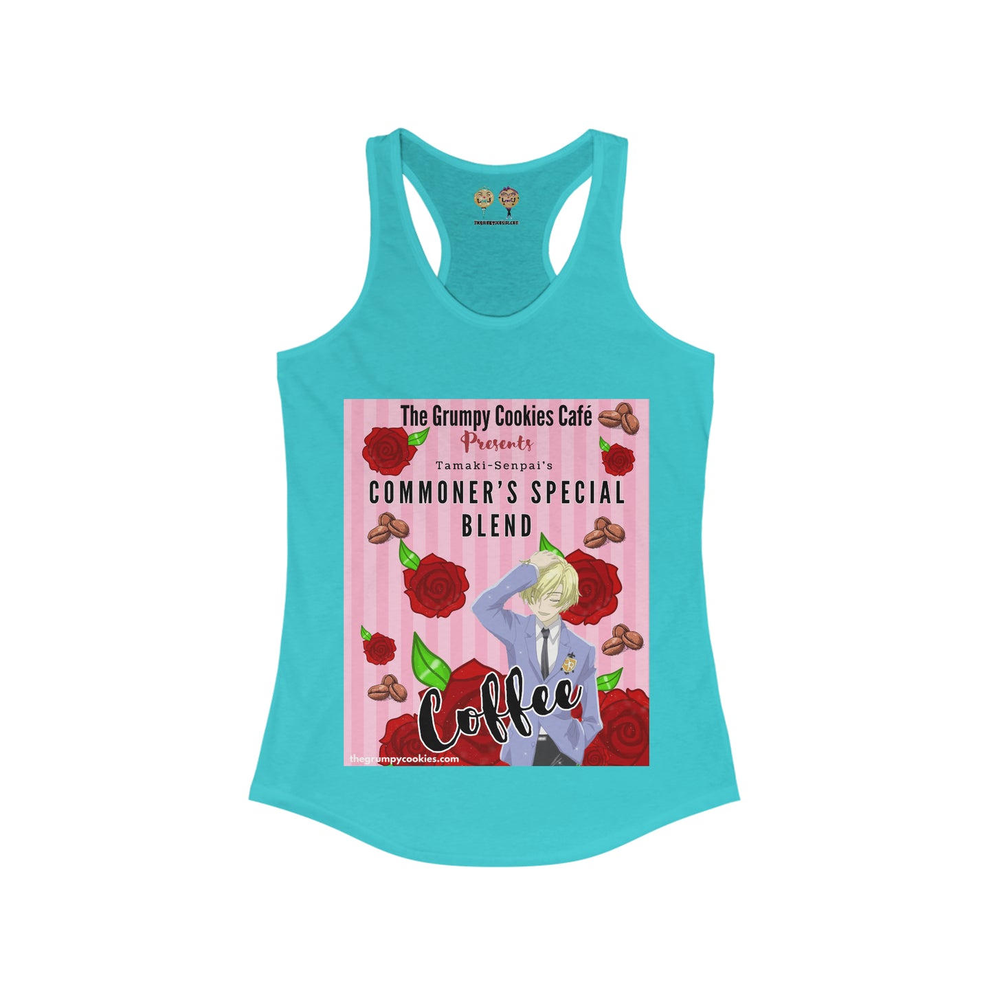 Ouran High School Host Club - Tamaki-Senpai's Commoner's Special Coffee Women's Ideal Racerback Tank