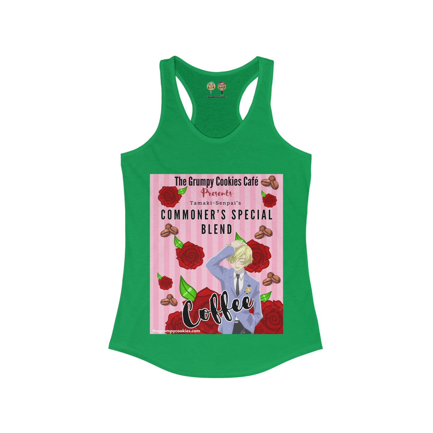 Ouran High School Host Club - Tamaki-Senpai's Commoner's Special Coffee Women's Ideal Racerback Tank