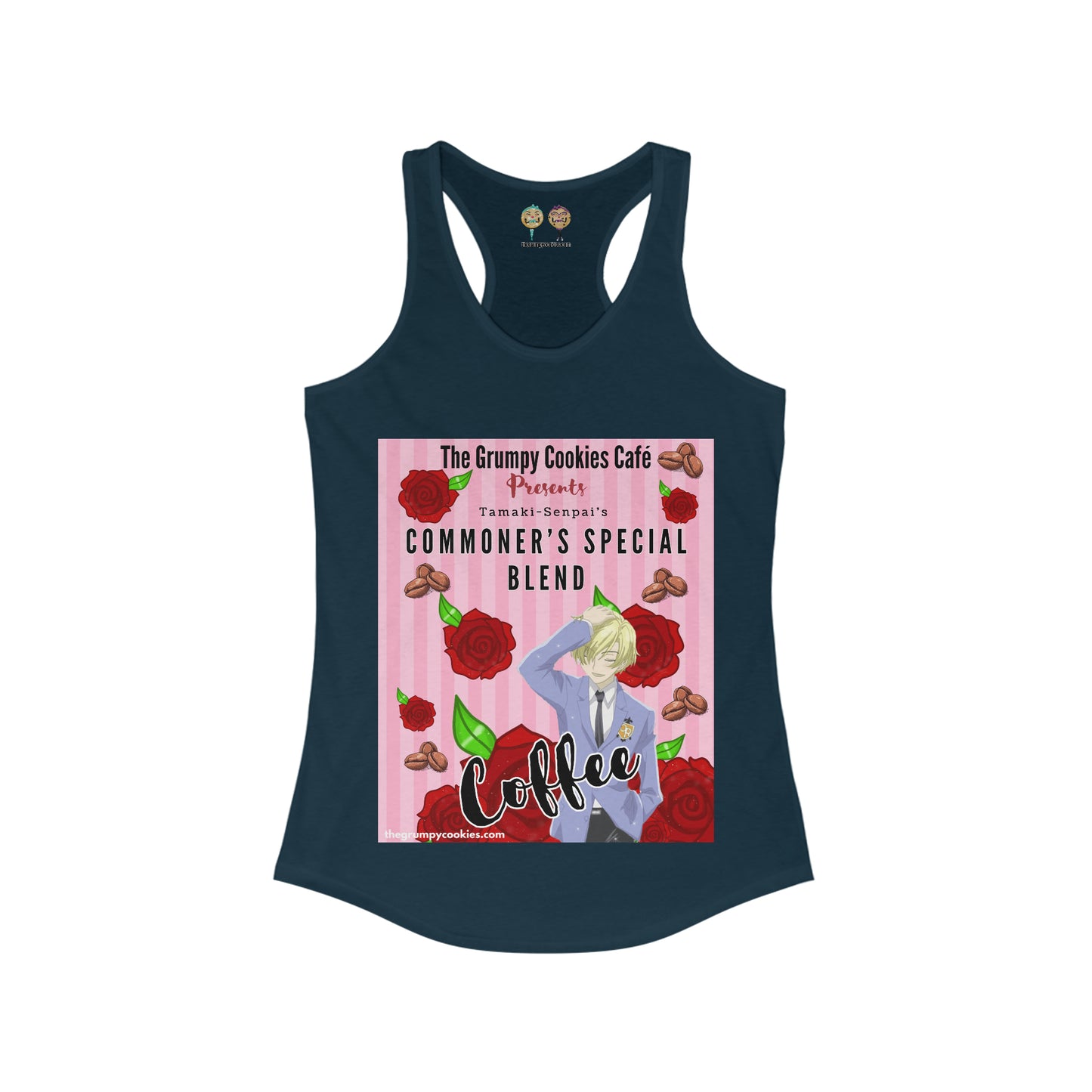 Ouran High School Host Club - Tamaki-Senpai's Commoner's Special Coffee Women's Ideal Racerback Tank