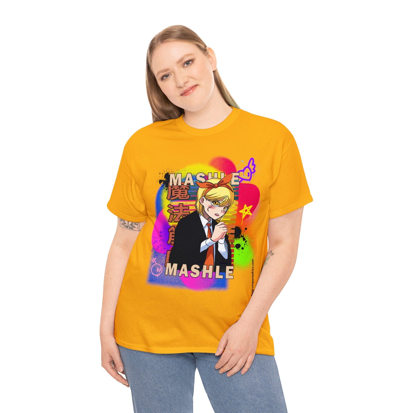 Mashle - Lemon Irvine Graffiti Unisex Heavy Cotton Tee