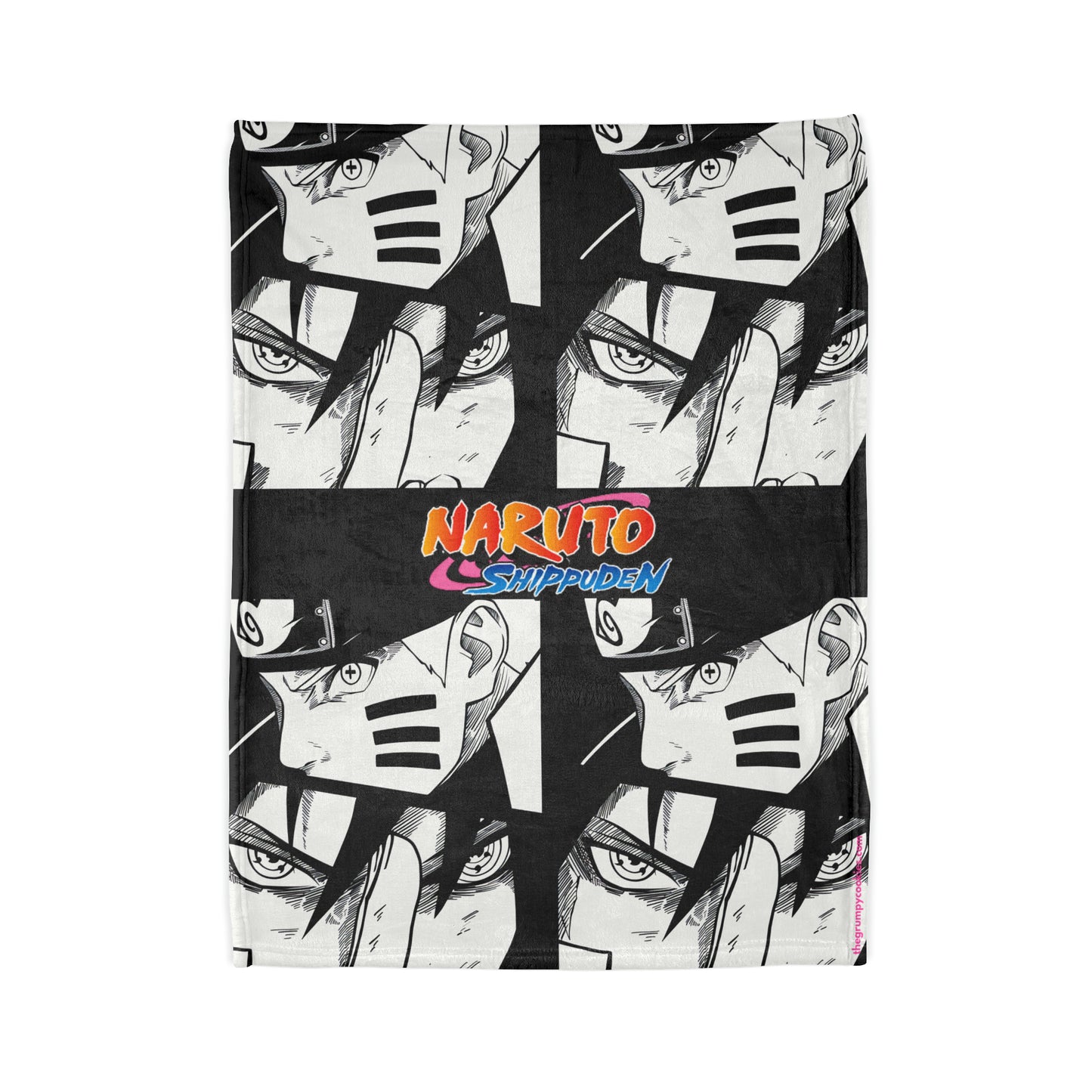 Naruto and Sasuke Polyester Blanket