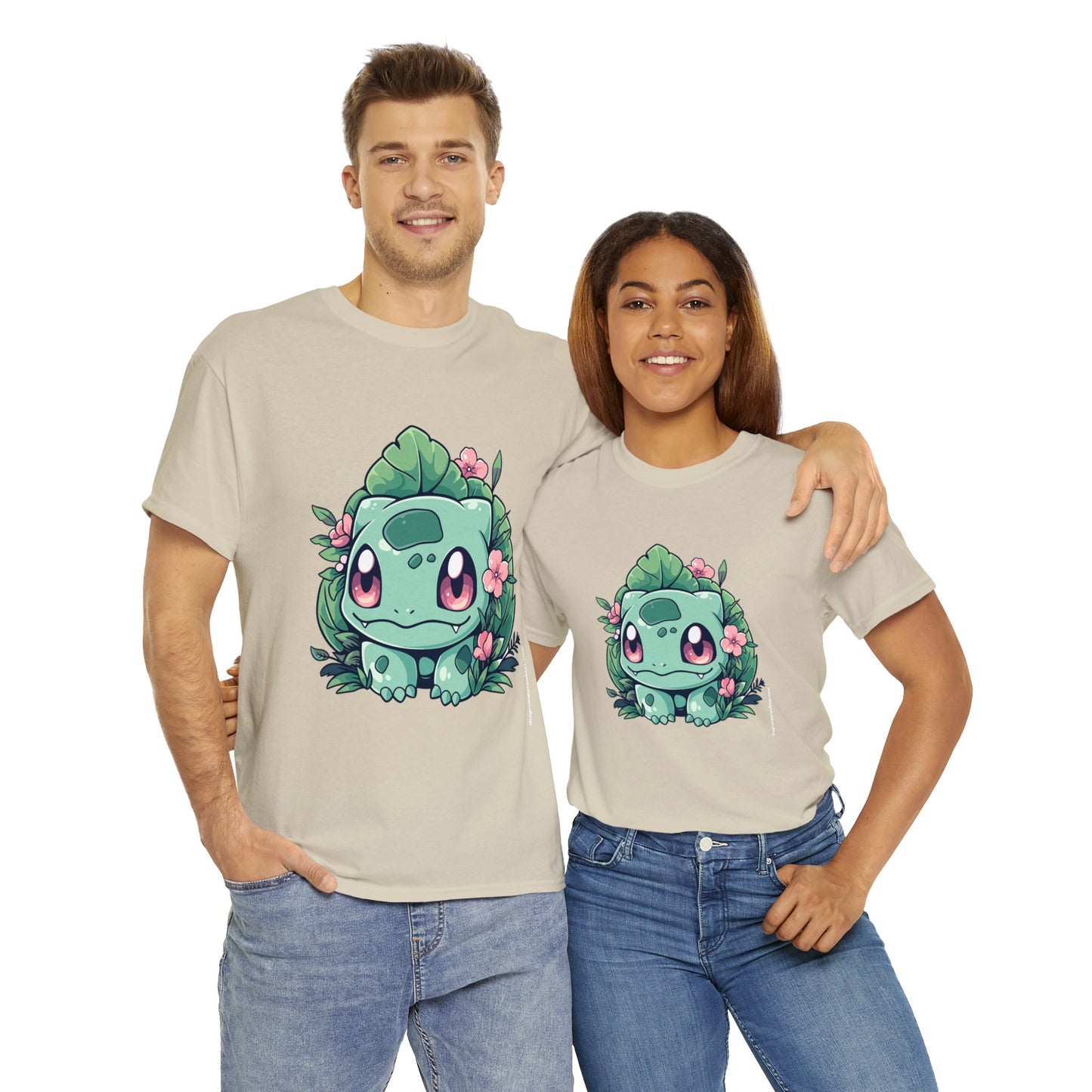 Pokemon - Flowering Bulba Unisex Heavy Cotton Tee