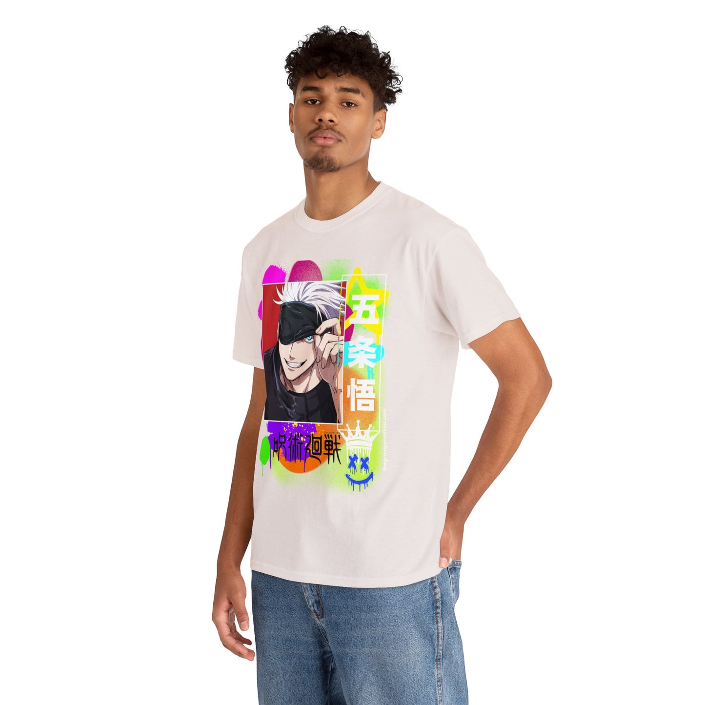 Jujutsu Kaisen - Peekaboo Gojo Unisex Heavy Cotton Tee
