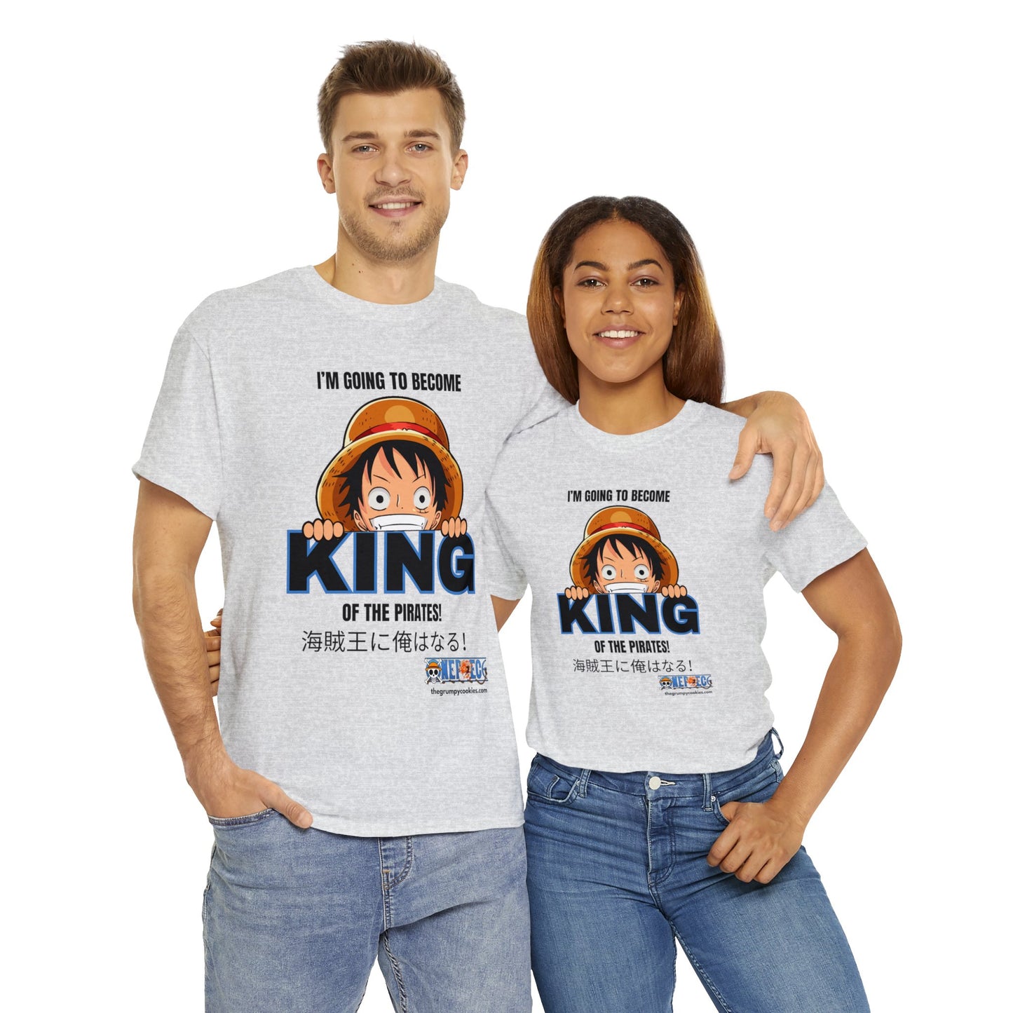 One Piece - King of the Pirates Unisex Heavy Cotton Tee