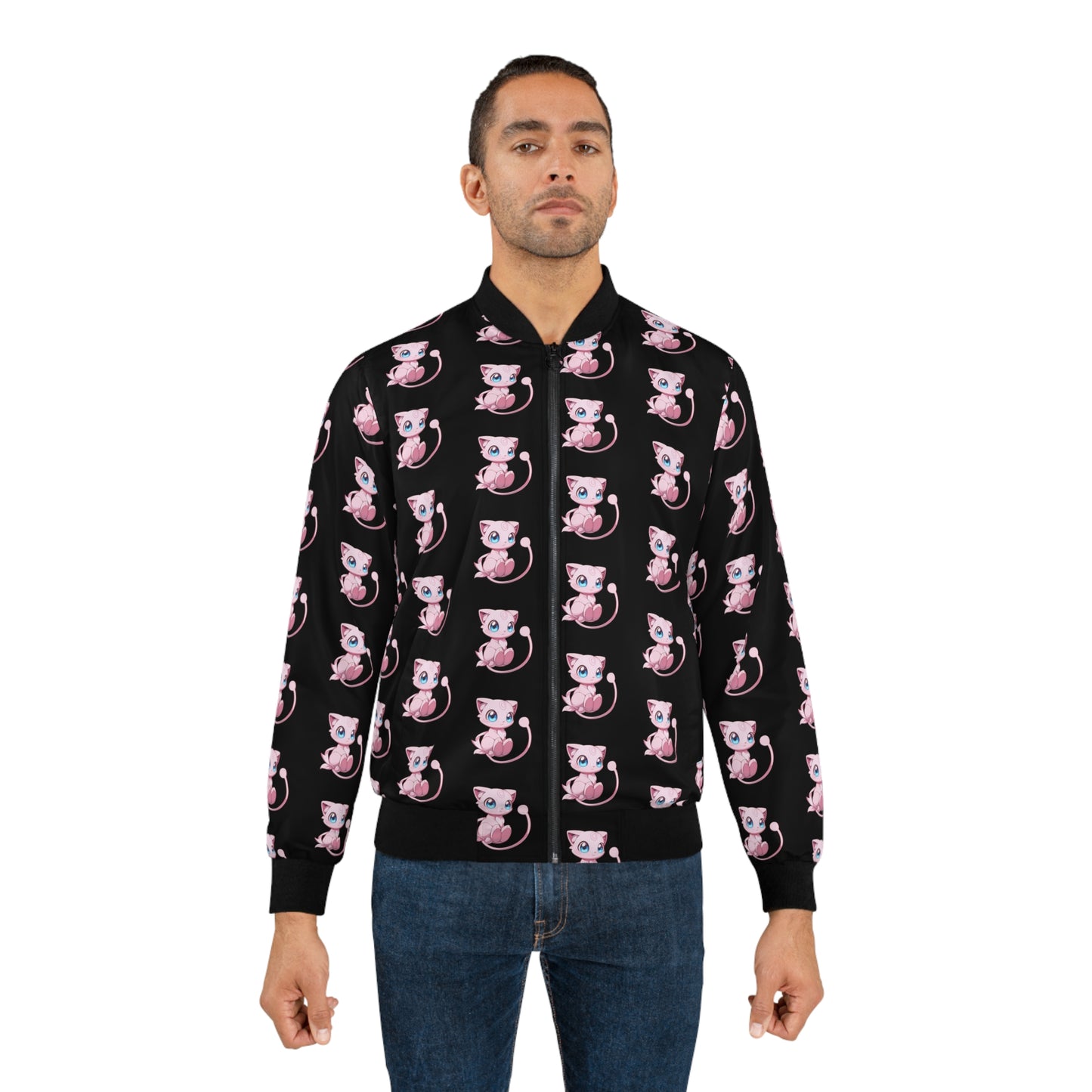 Mew Mew Men's Bomber Jacket (AOP)
