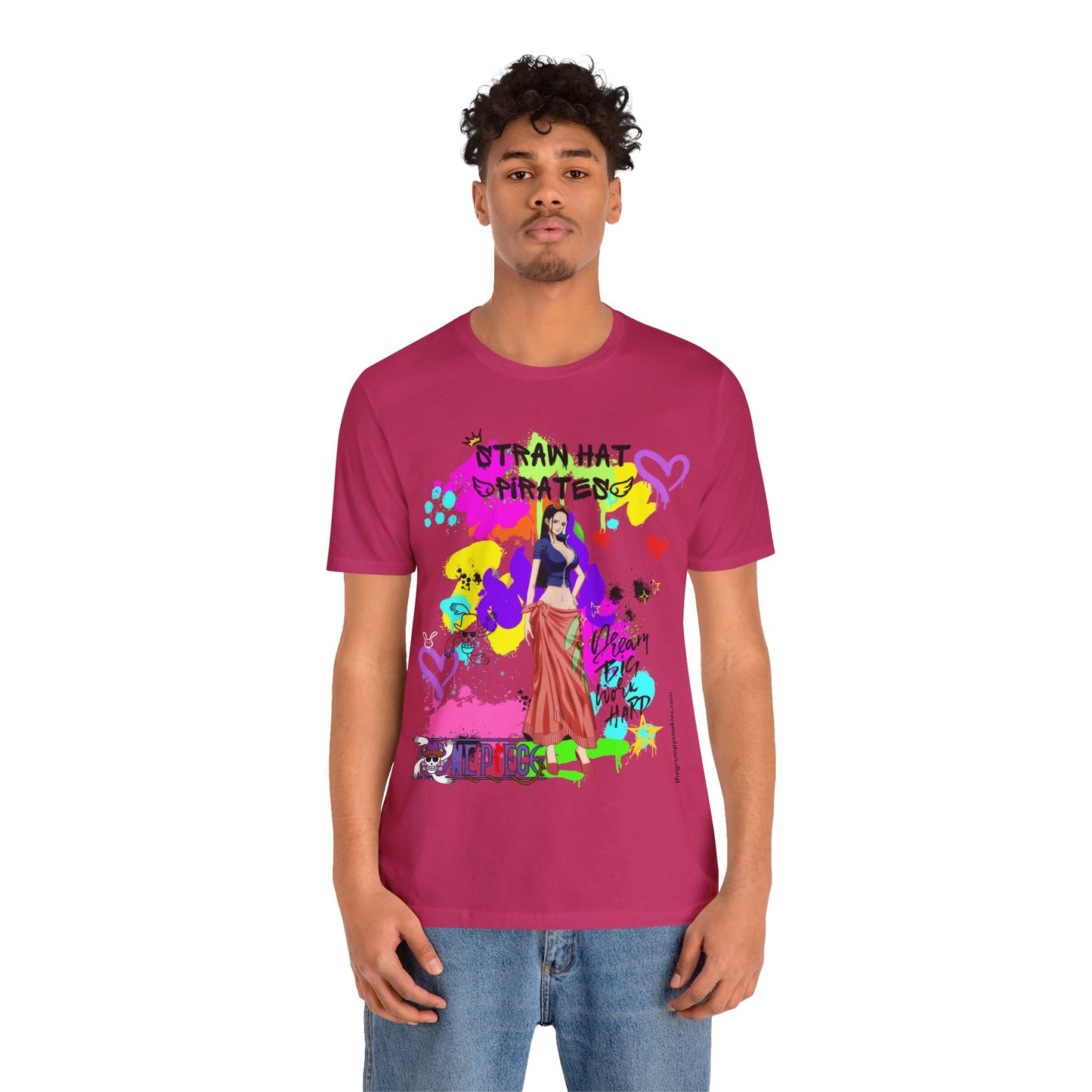 One Piece - Graffiti Robin Unisex Jersey Short Sleeve Tee