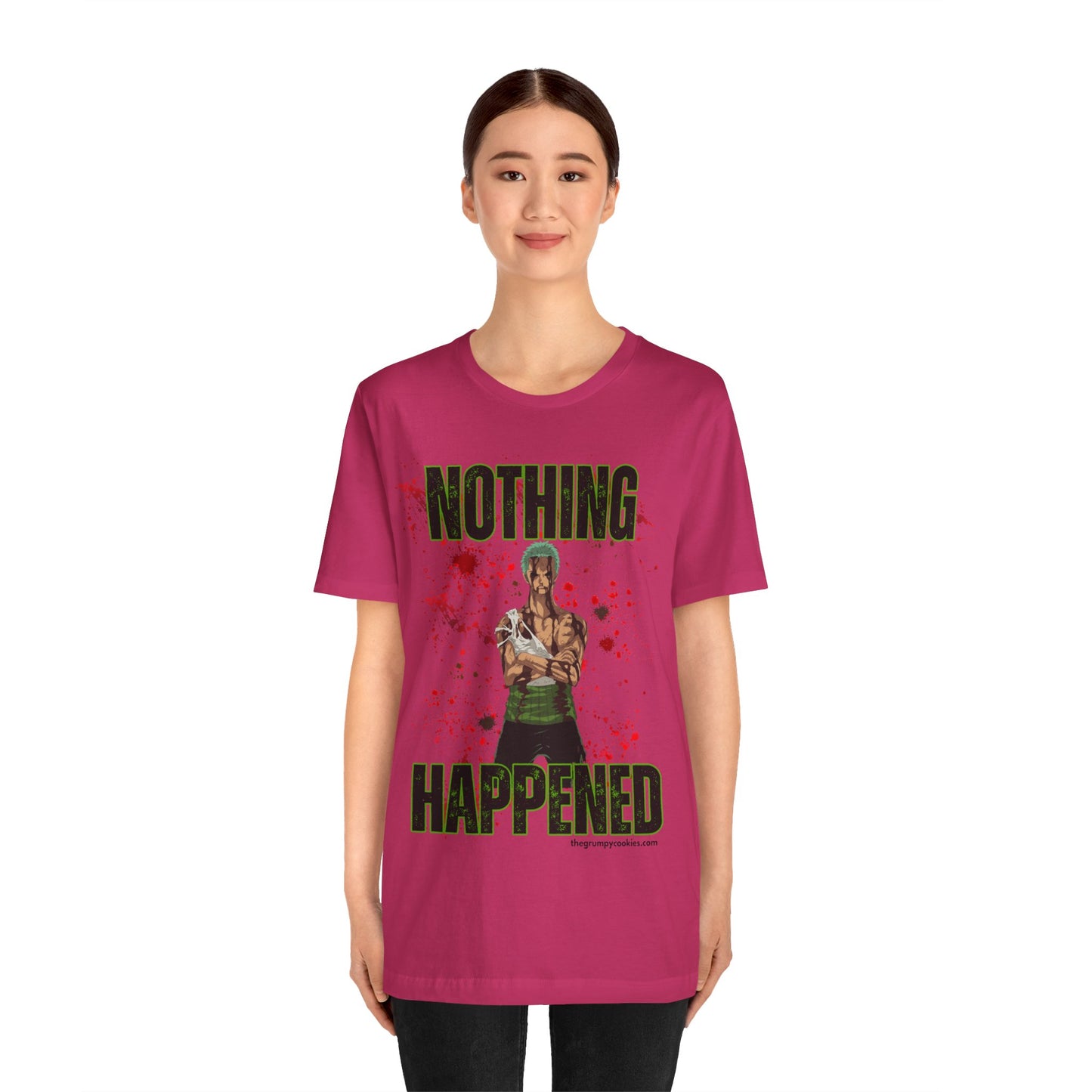 One Piece - Nothing Happened Unisex Jersey Short Sleeve Tee