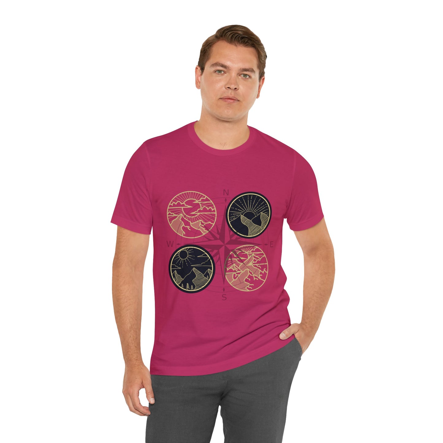 The Grumpy Cookies - Compass Short Sleeve Tee