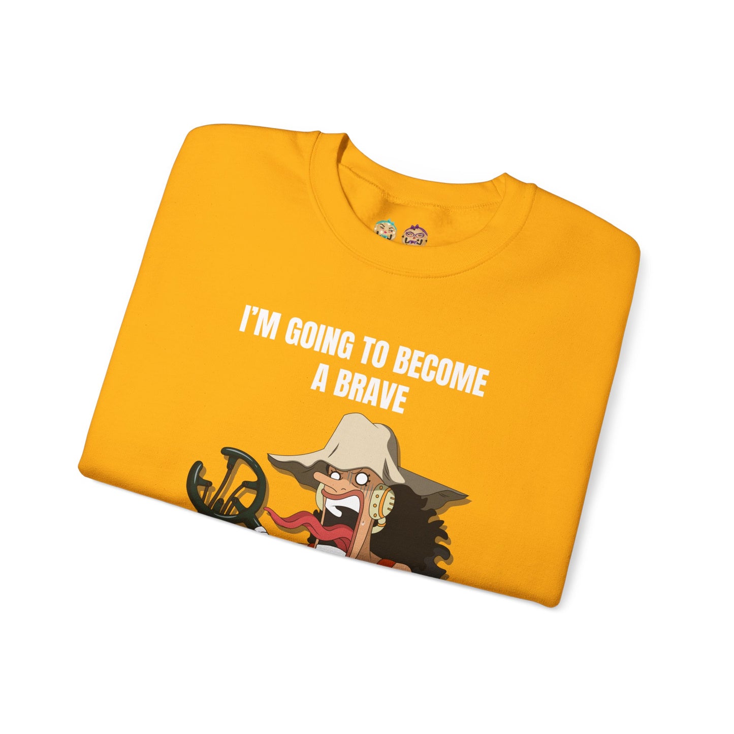 One Piece - Brave-ish Warrior of the Sea Unisex Heavy Blend™ Crewneck Sweatshirt