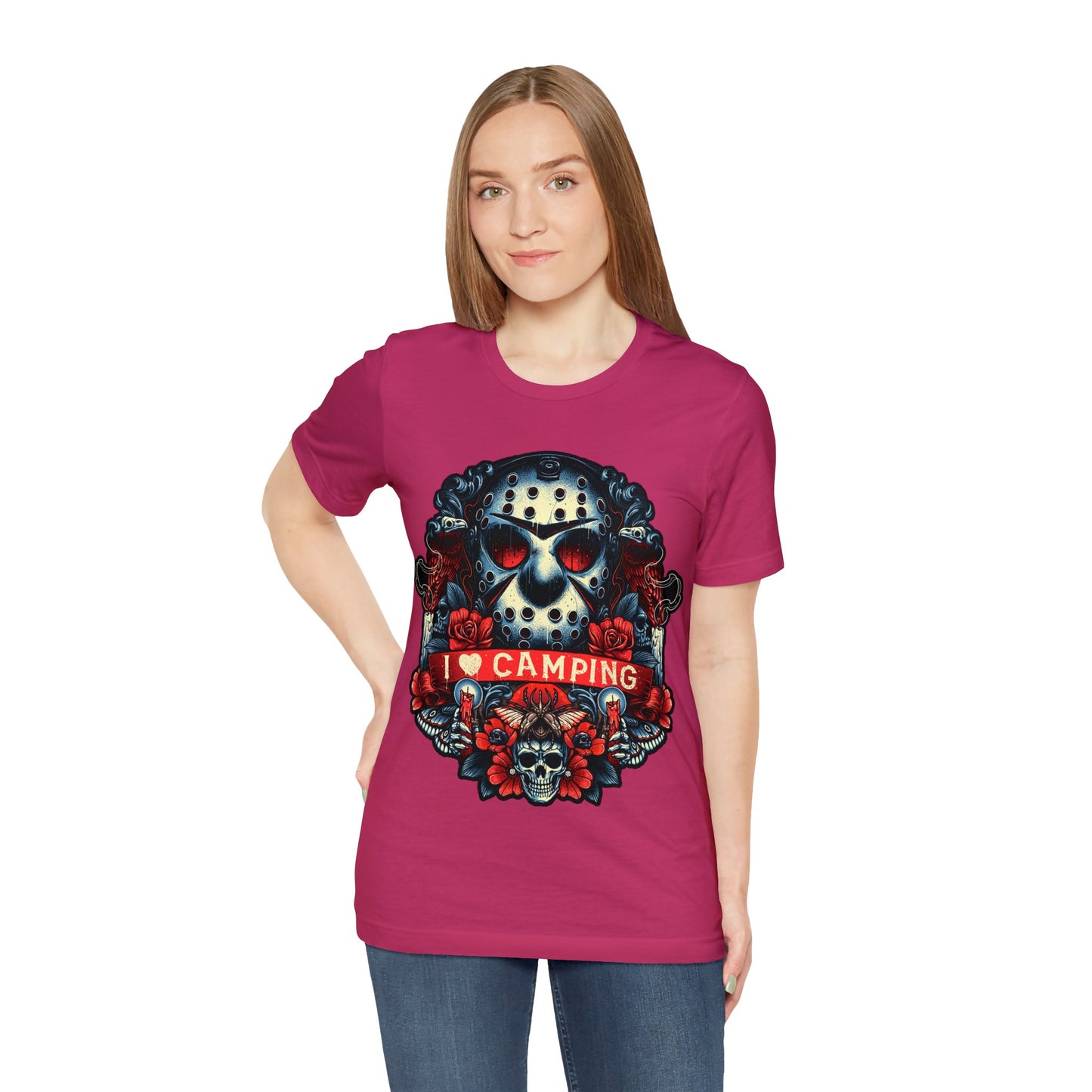 Friday the 13th - I Heart Camping Short Sleeve Tee