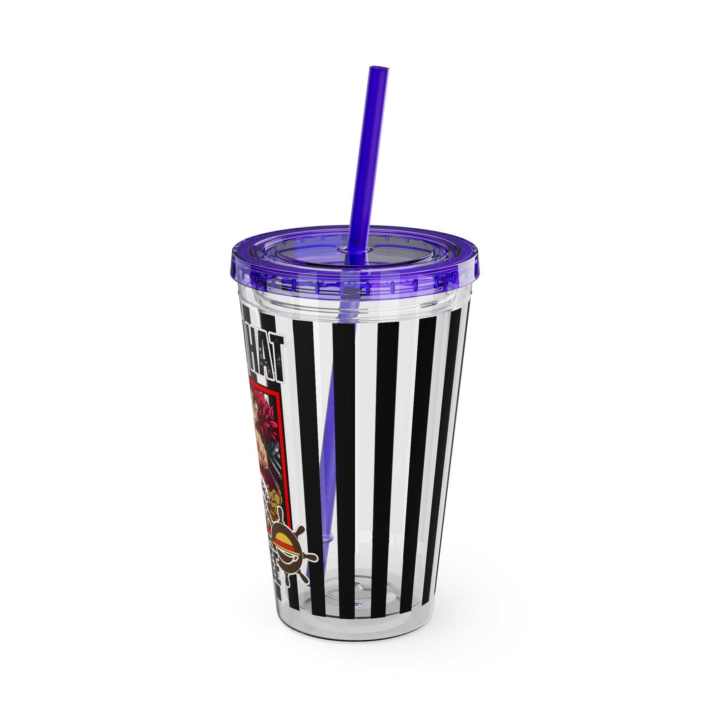 Straw Hat Coffee - The Worst Generation Sunsplash Tumbler with Straw, 16oz