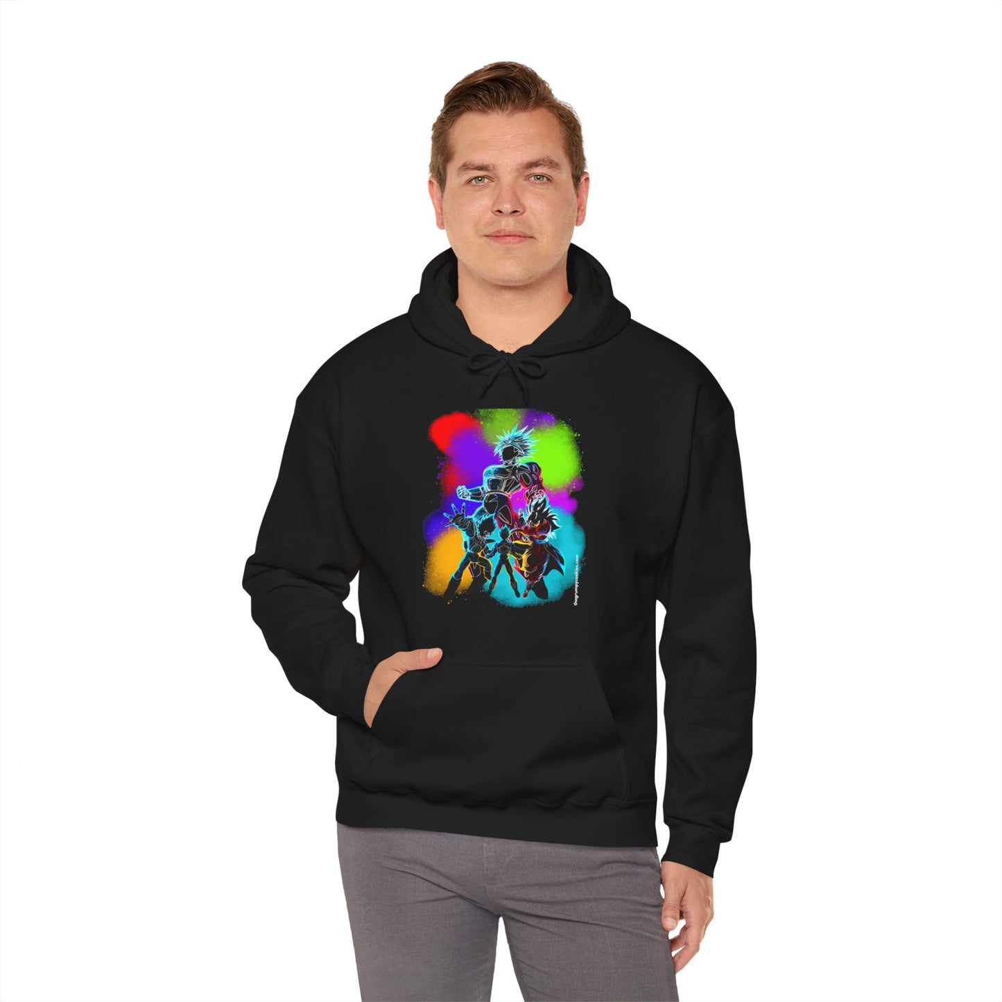 Dragon Ball - Technicolor Unisex Heavy Blend™ Hooded Sweatshirt
