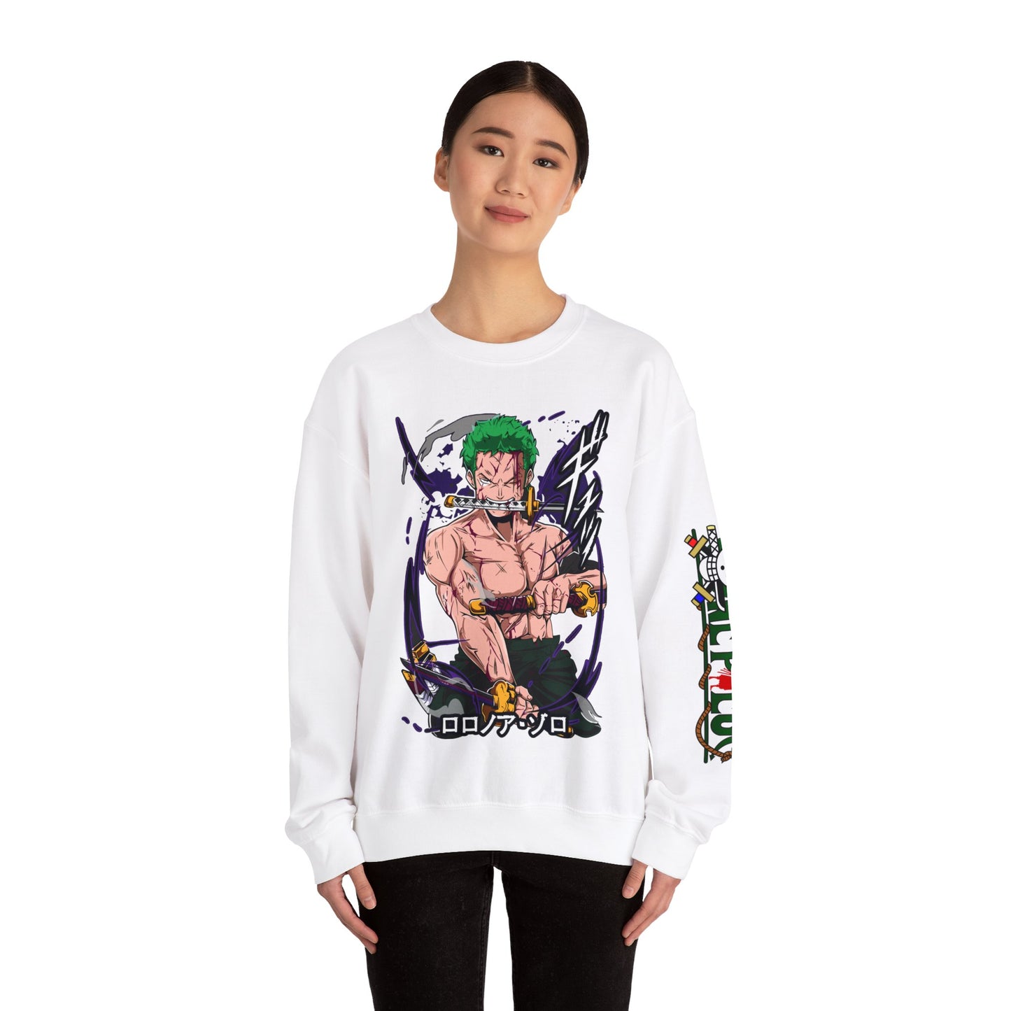 One Piece - Zoro Unisex Heavy Blend™ Crewneck Sweatshirt