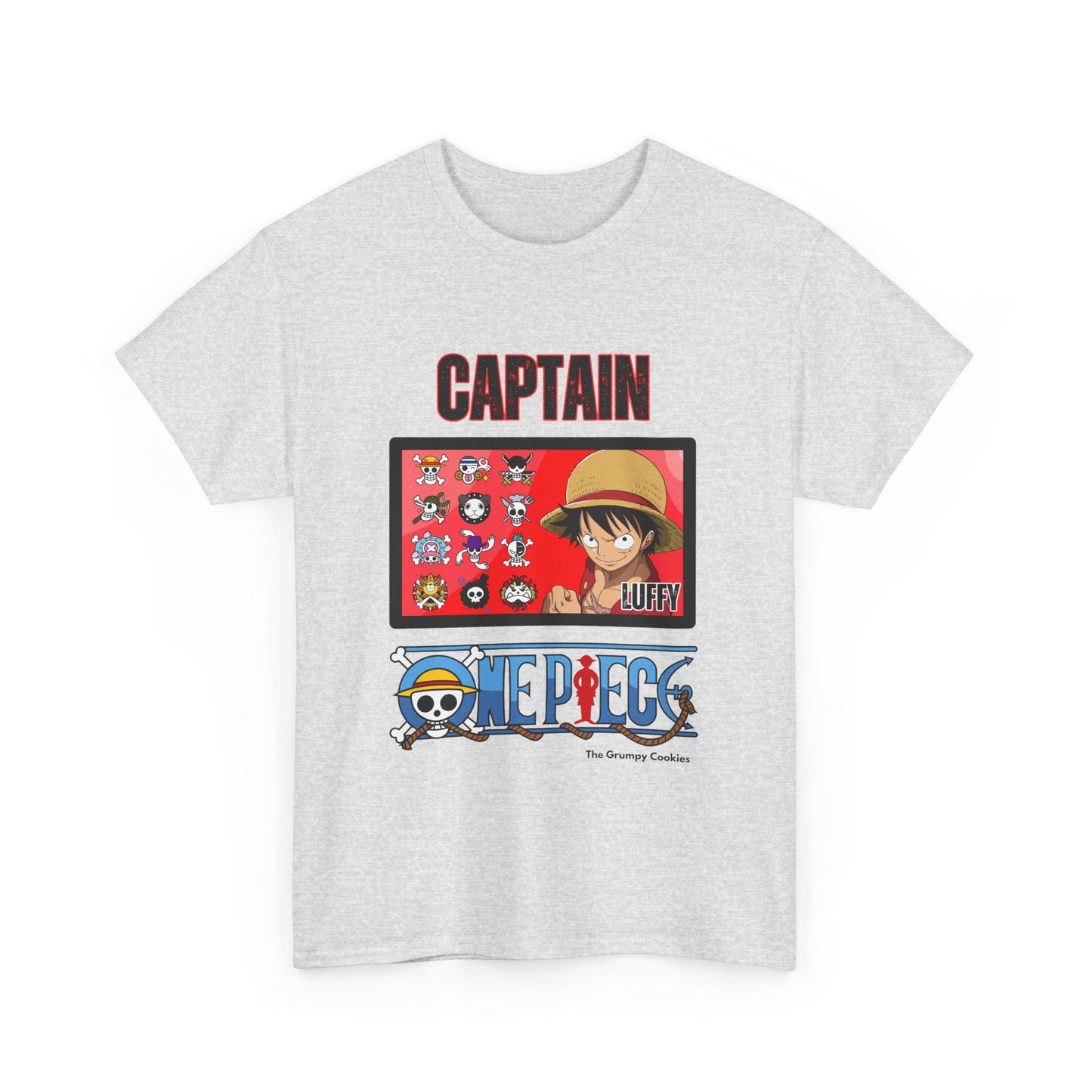 One Piece - Captain Luffy Unisex Heavy Cotton Tee