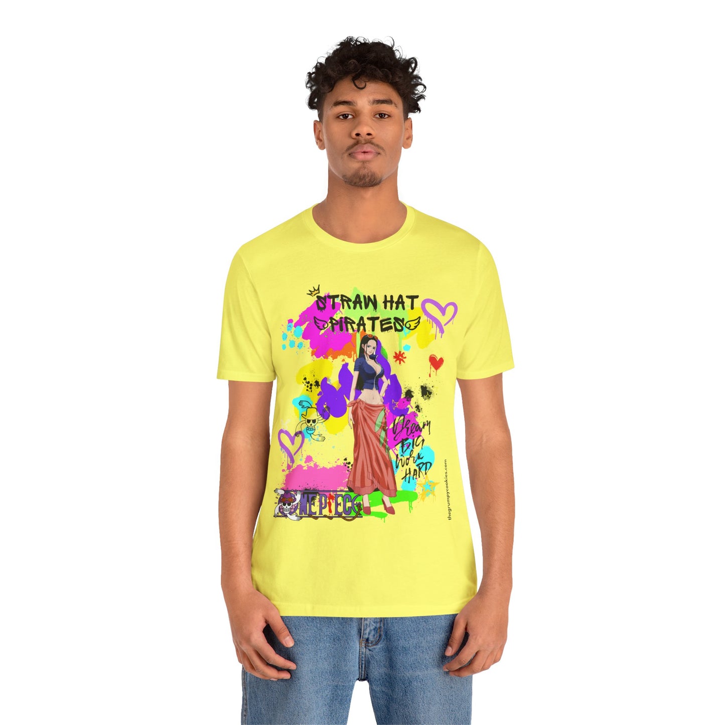 One Piece - Graffiti Robin Unisex Jersey Short Sleeve Tee