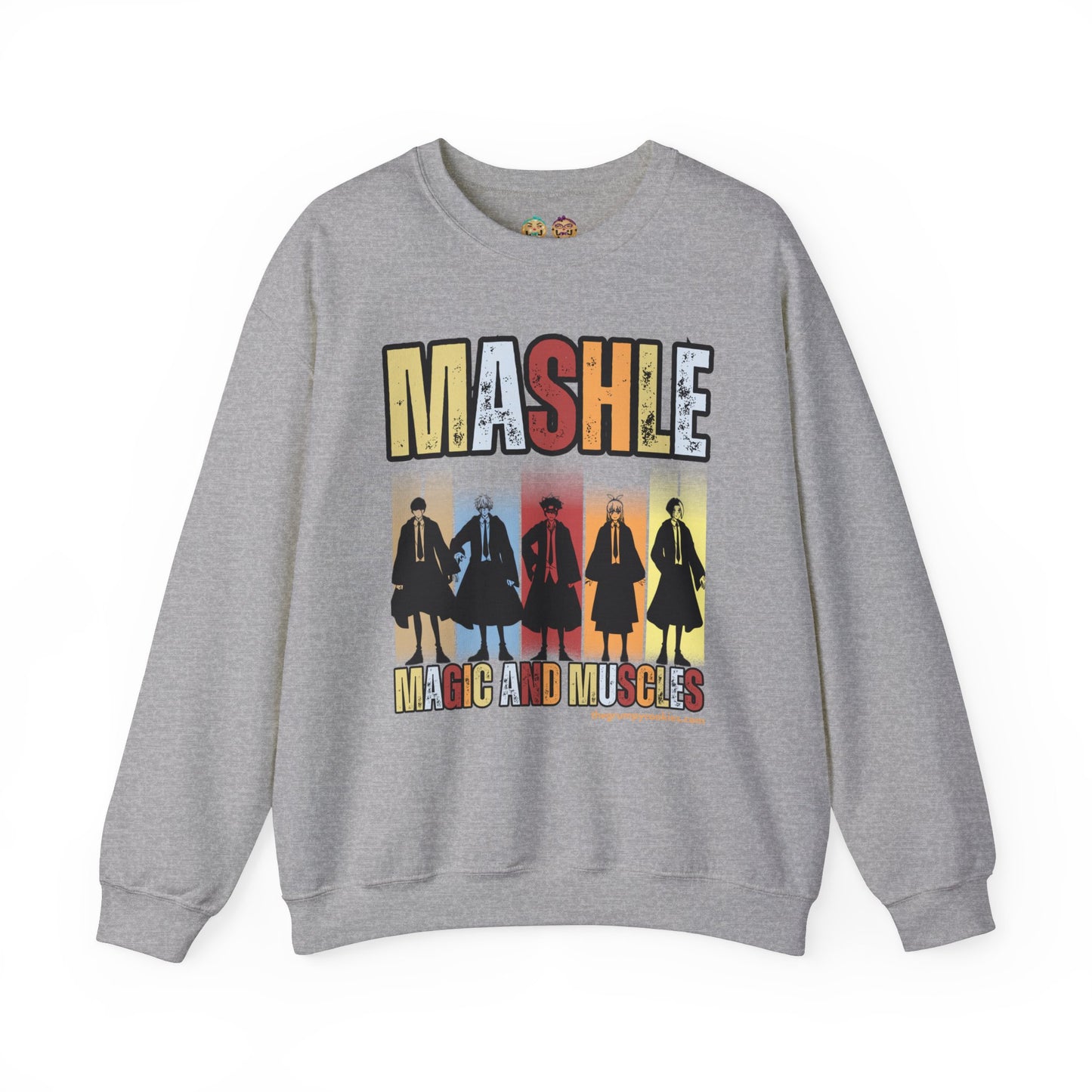 Mashle - Team No Magic Unisex Heavy Blend™ Crewneck Sweatshirt
