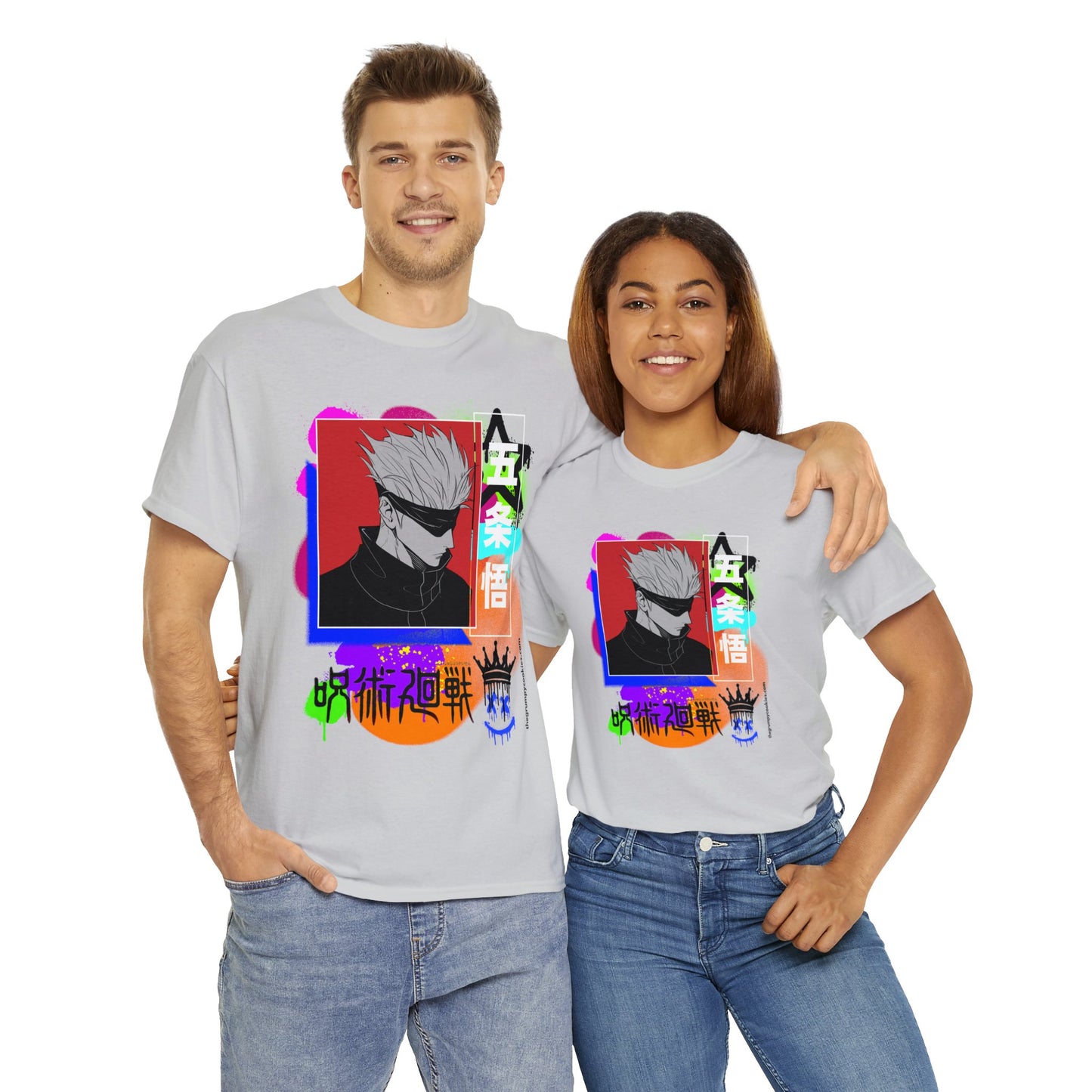Jujutsu Kaisen - Emo Gojo Unisex Heavy Cotton Tee