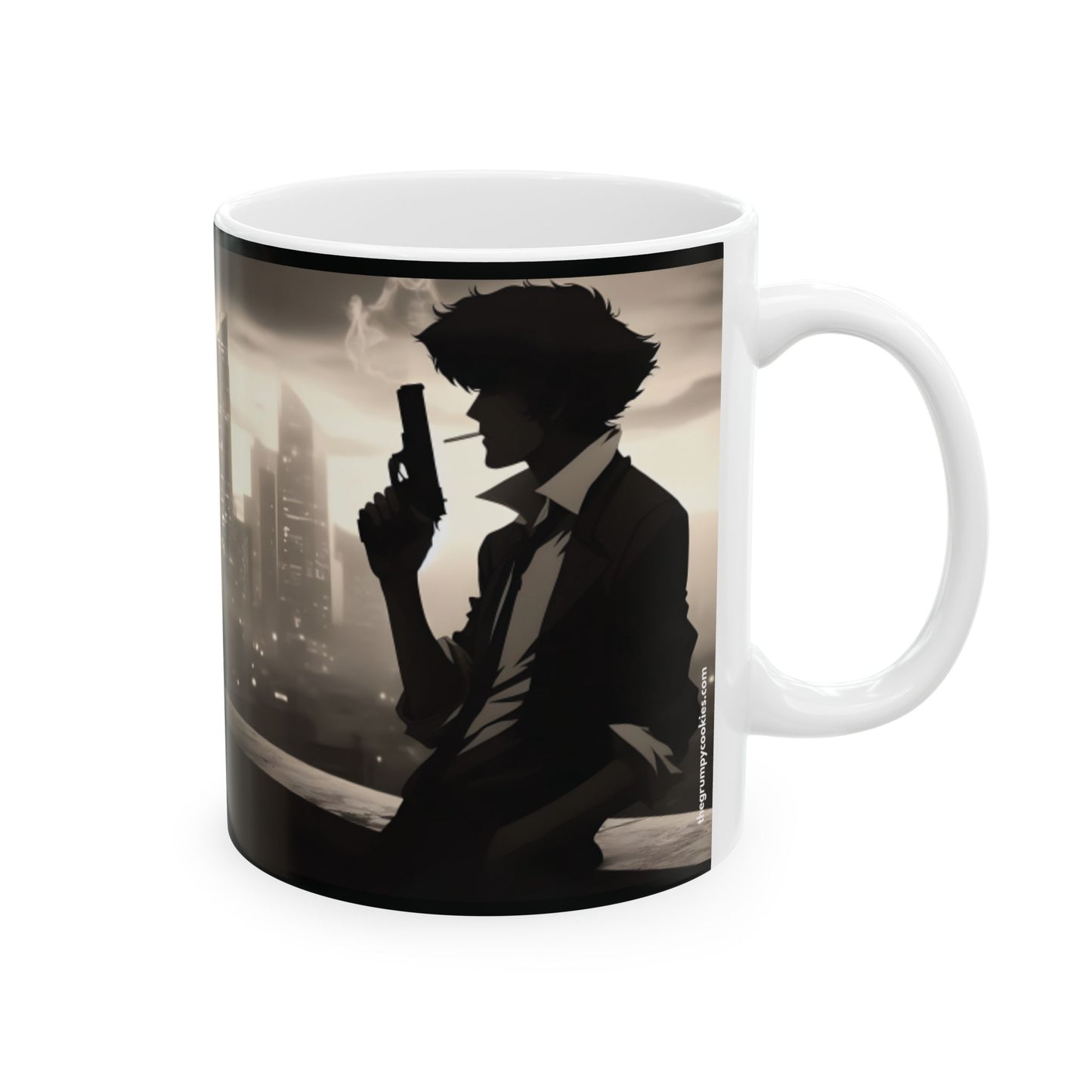 Cowboy Bebop - Spike in the City Ceramic Mug 11oz